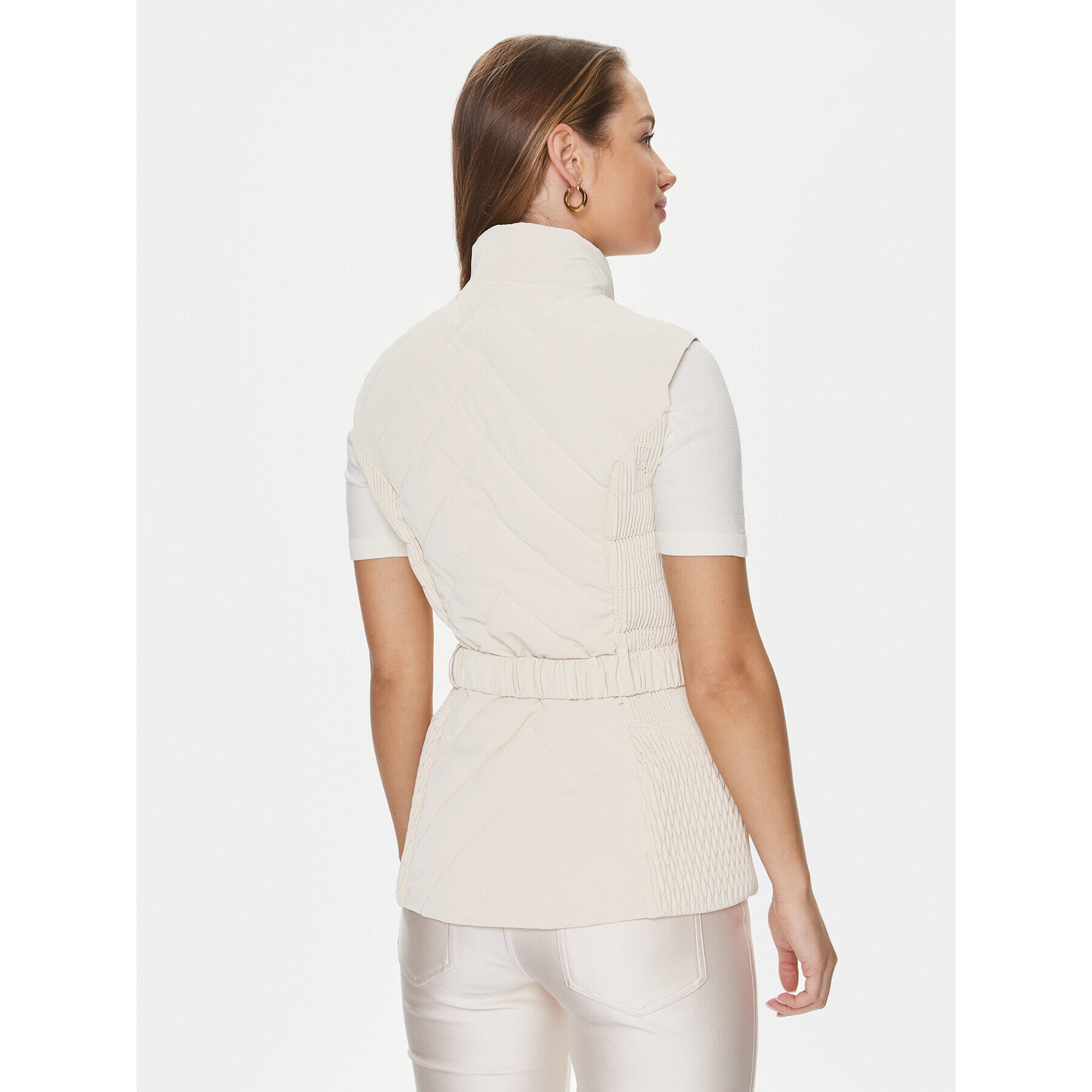 Guess Елек Cassandra W4RN21 WFWR0 Екрю Regular Fit - Pepit.bg