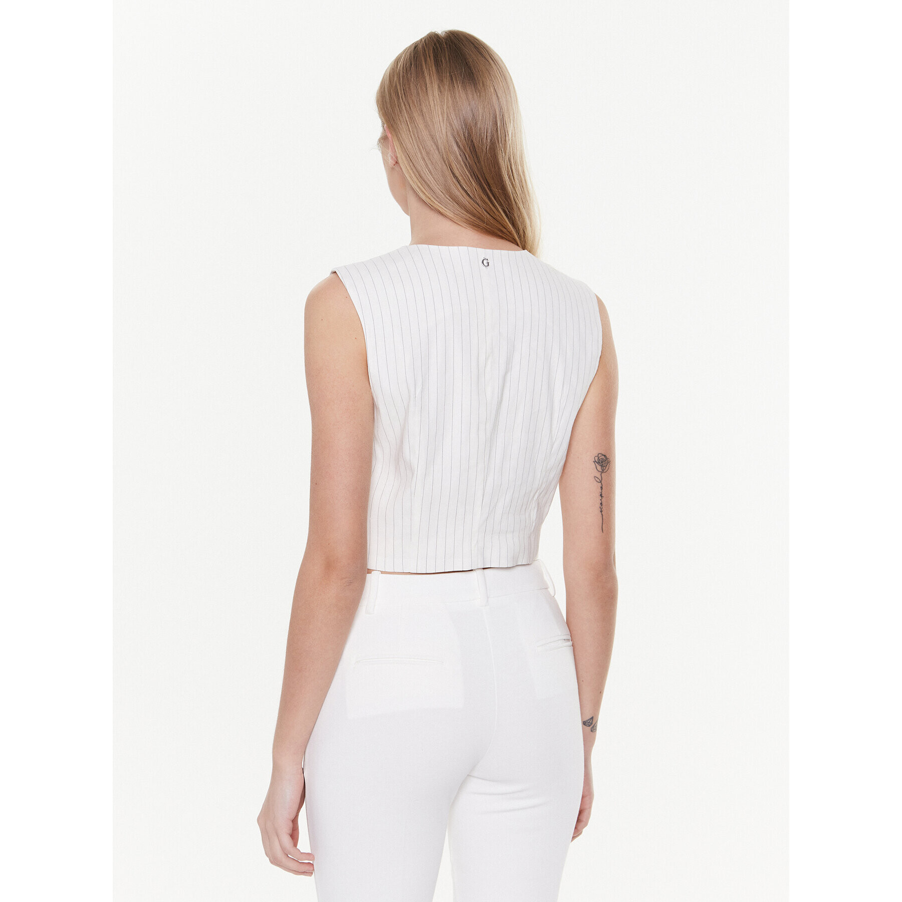 Guess Елек Dina W3GN41 WFCV0 Екрю Regular Fit - Pepit.bg