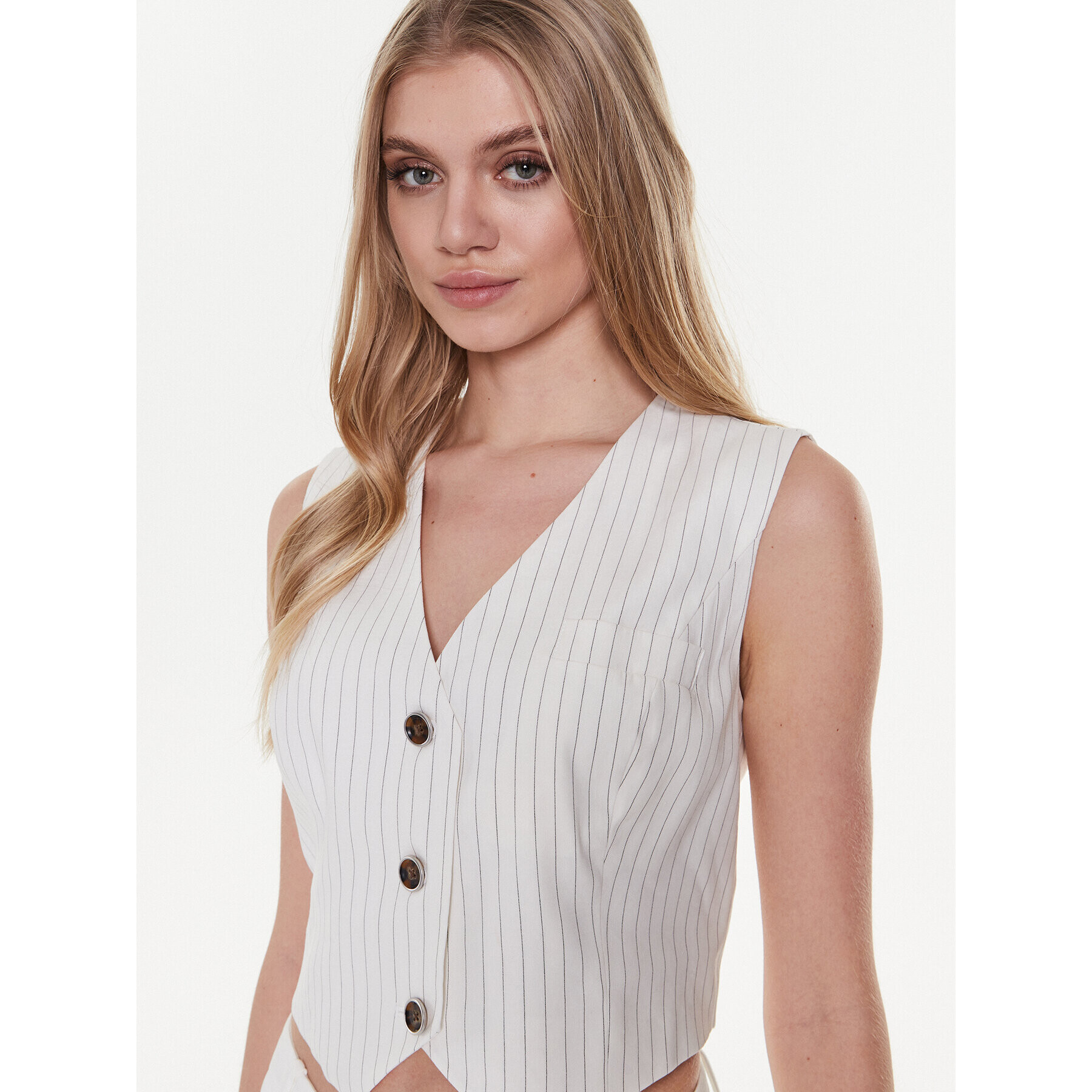 Guess Елек Dina W3GN41 WFCV0 Екрю Regular Fit - Pepit.bg