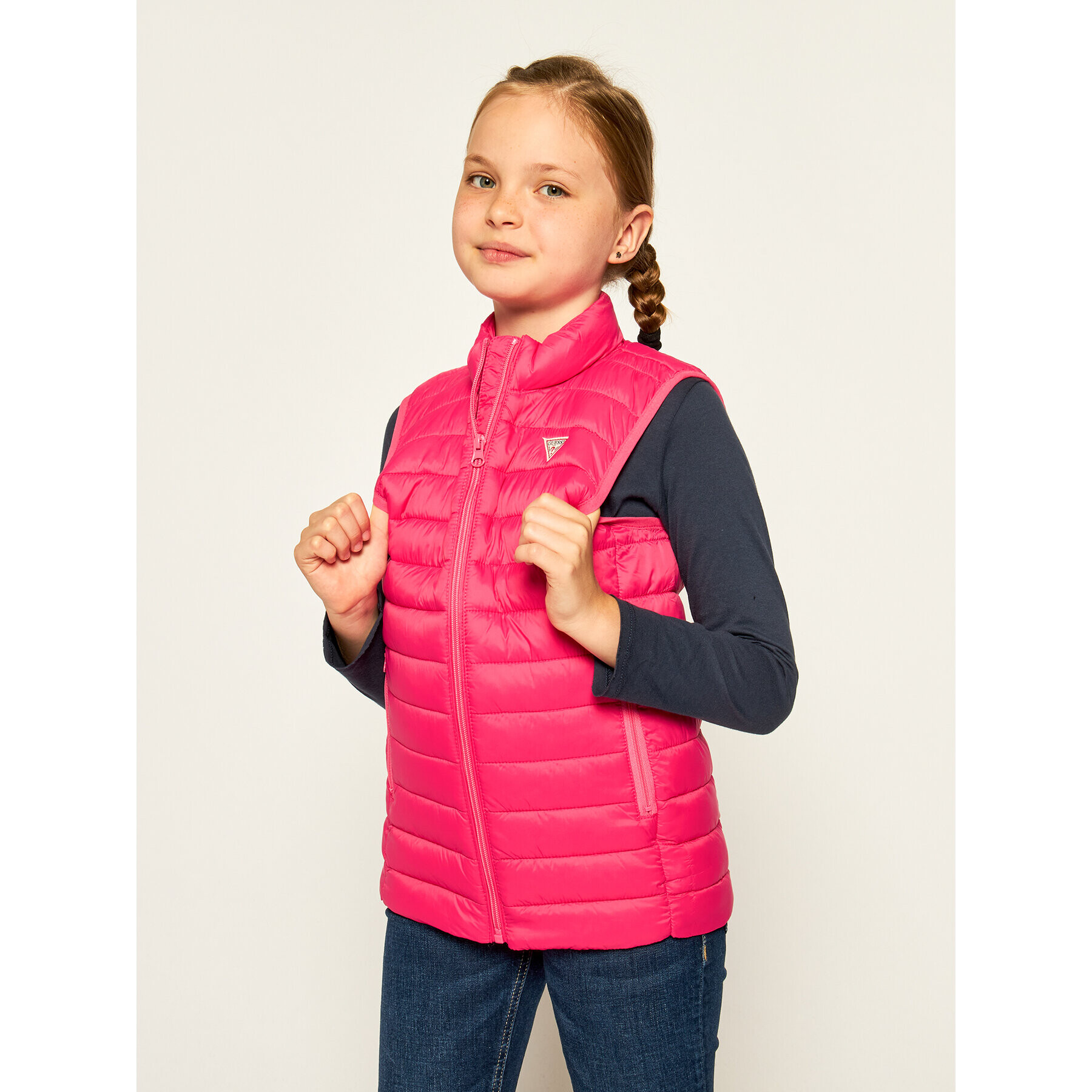 Guess Елек H93J01 WCAO0 Розов Regular Fit - Pepit.bg