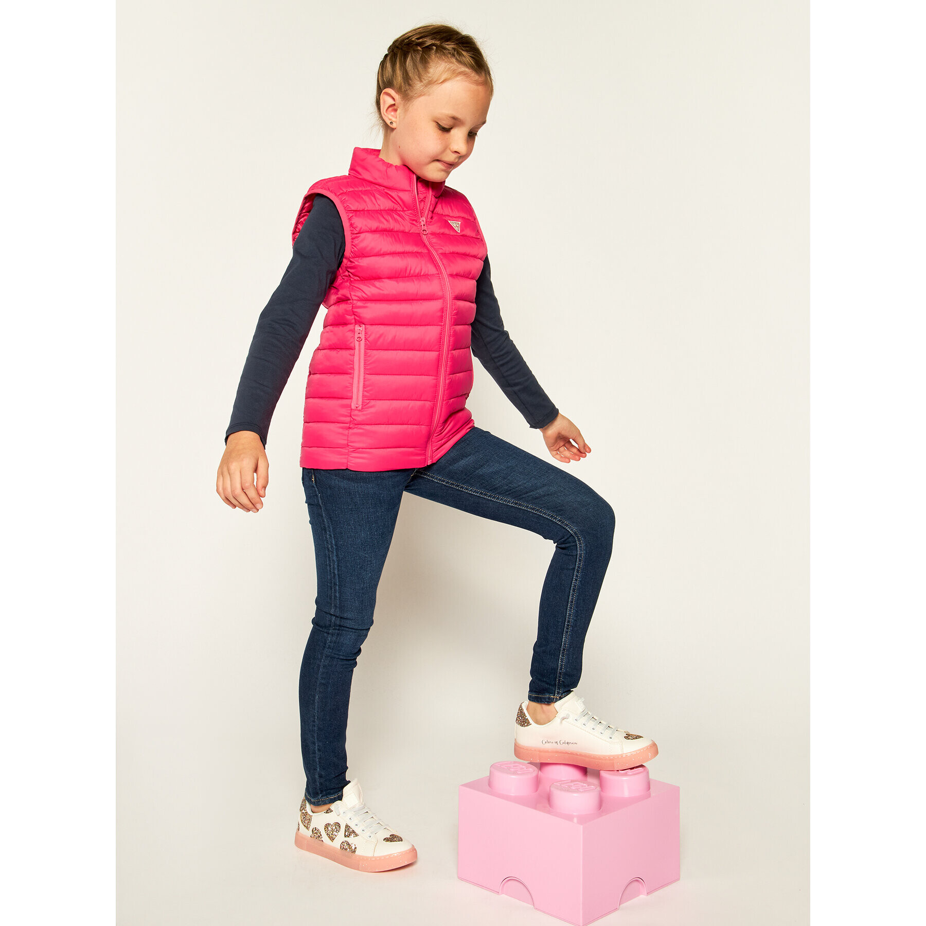 Guess Елек H93J01 WCAO0 Розов Regular Fit - Pepit.bg