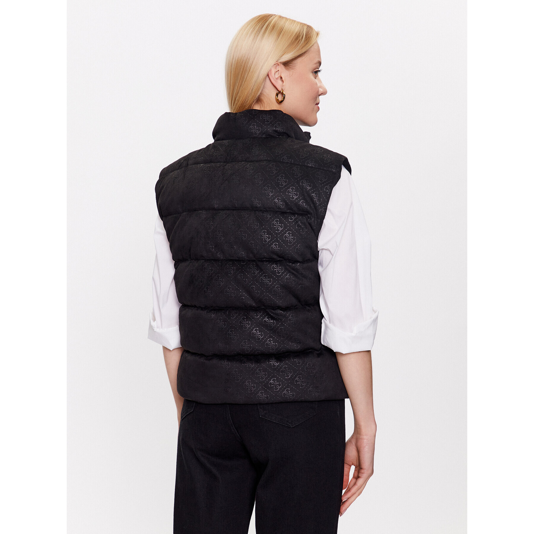 Guess Елек Jole W3YN38 WFIY0 Черен Regular Fit - Pepit.bg