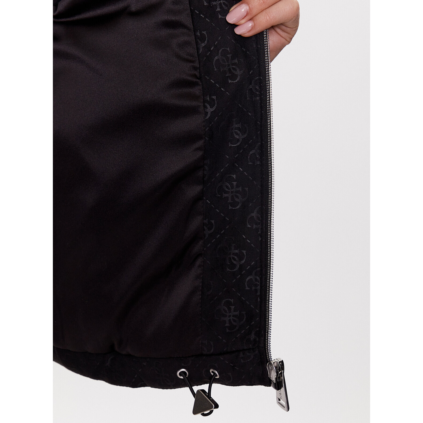 Guess Елек Jole W3YN38 WFIY0 Черен Regular Fit - Pepit.bg