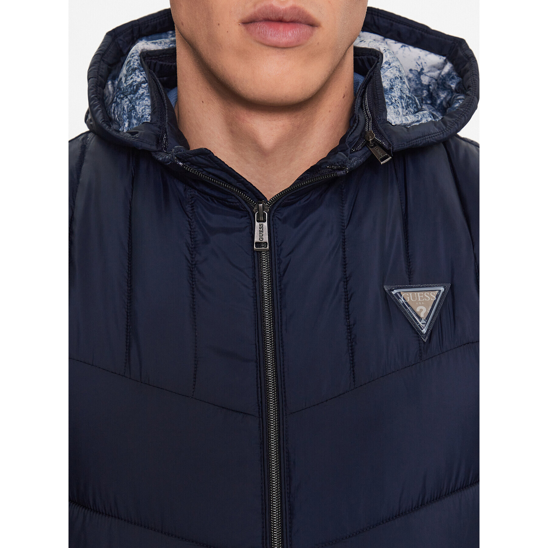 Guess Елек M3YN13 WFHG2 Син Regular Fit - Pepit.bg