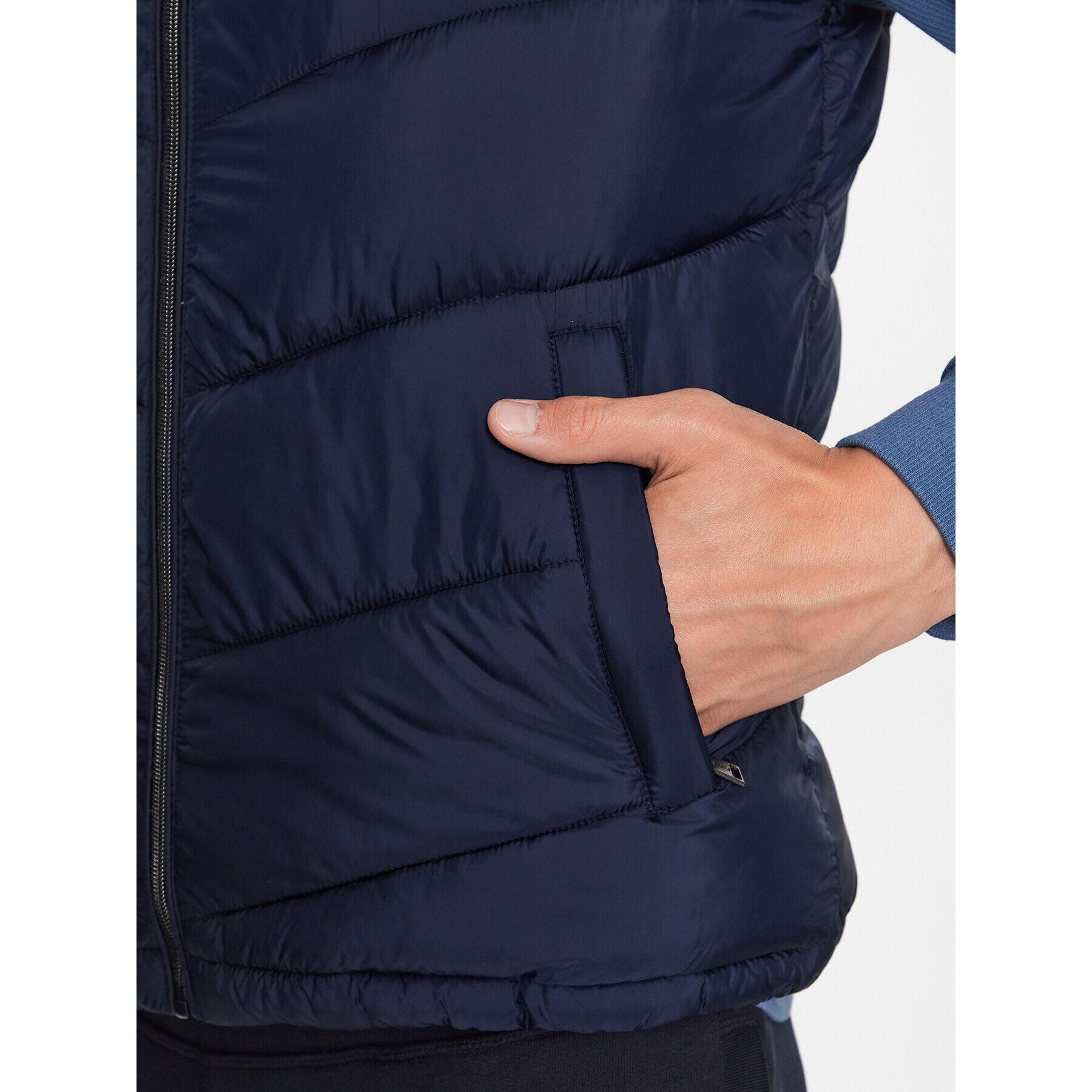 Guess Елек M3YN13 WFHG2 Син Regular Fit - Pepit.bg