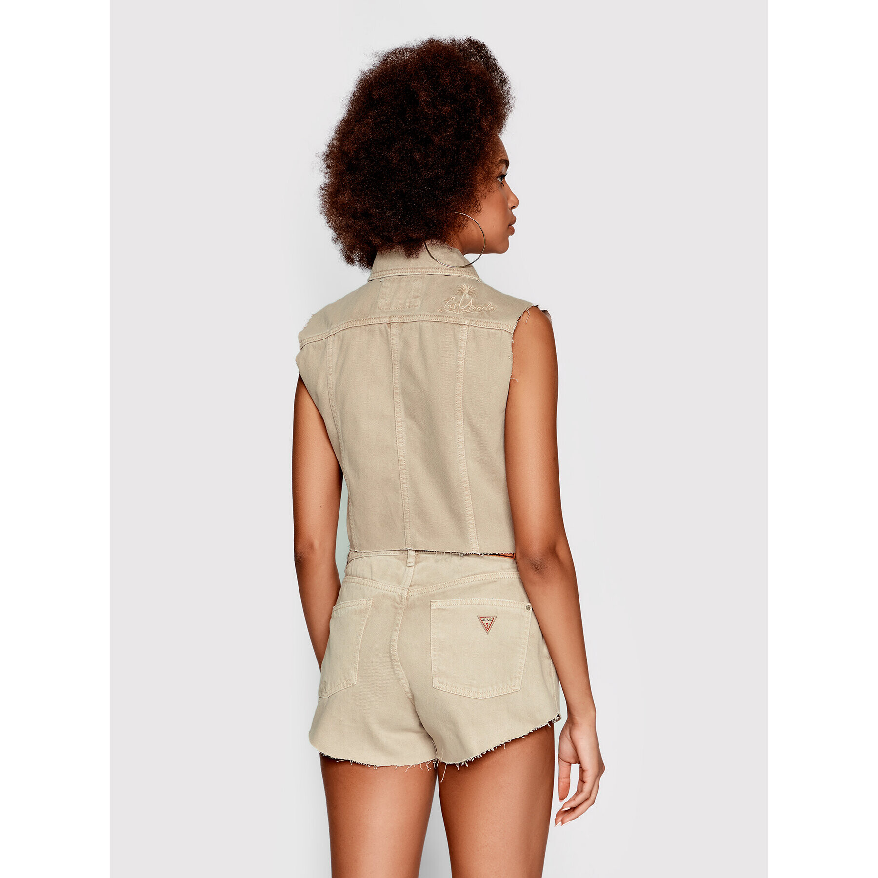 Guess Елек W2GN29 D4MO1 Кафяв Regular Fit - Pepit.bg