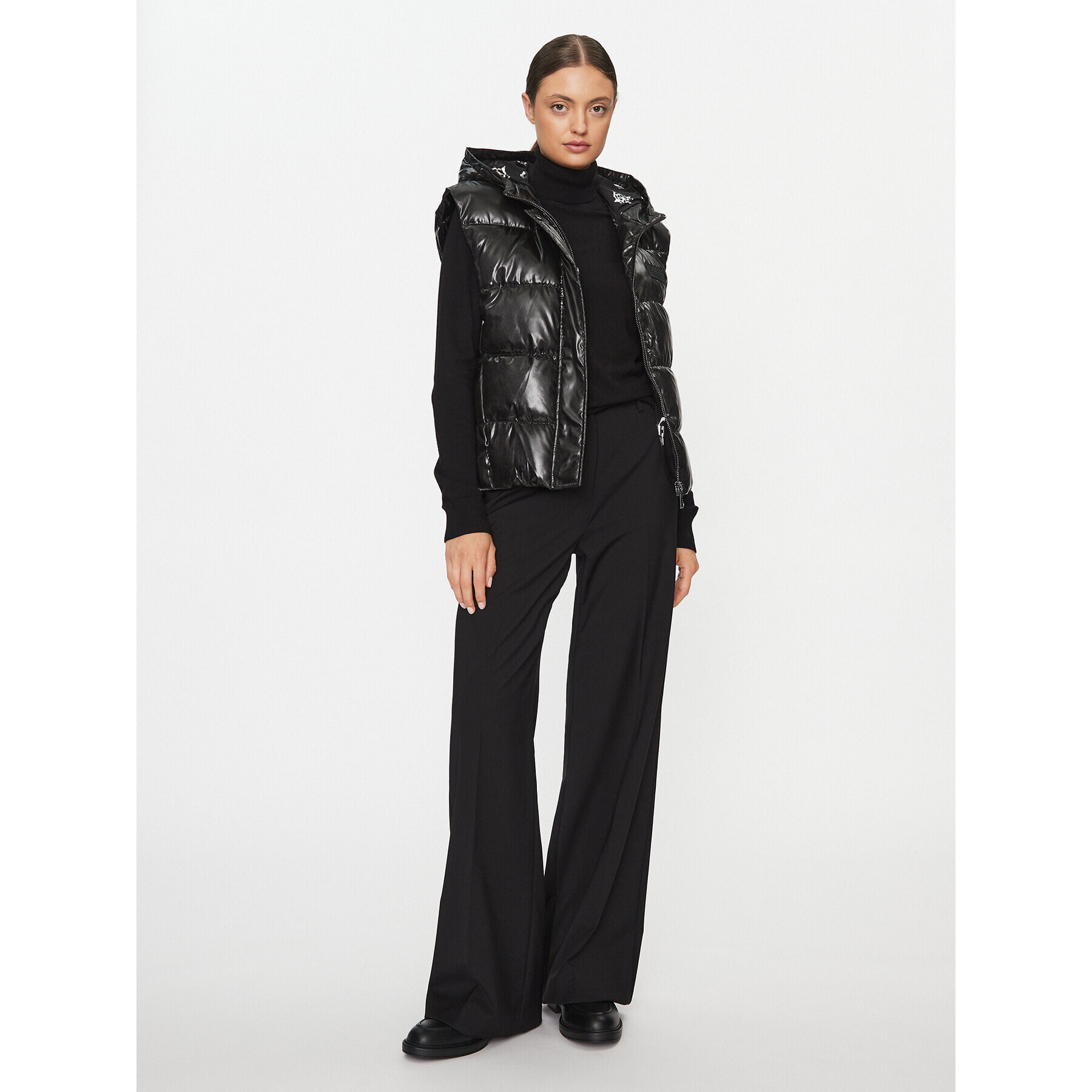 Guess Елек W3BN64 WFAB2 Черен Regular Fit - Pepit.bg