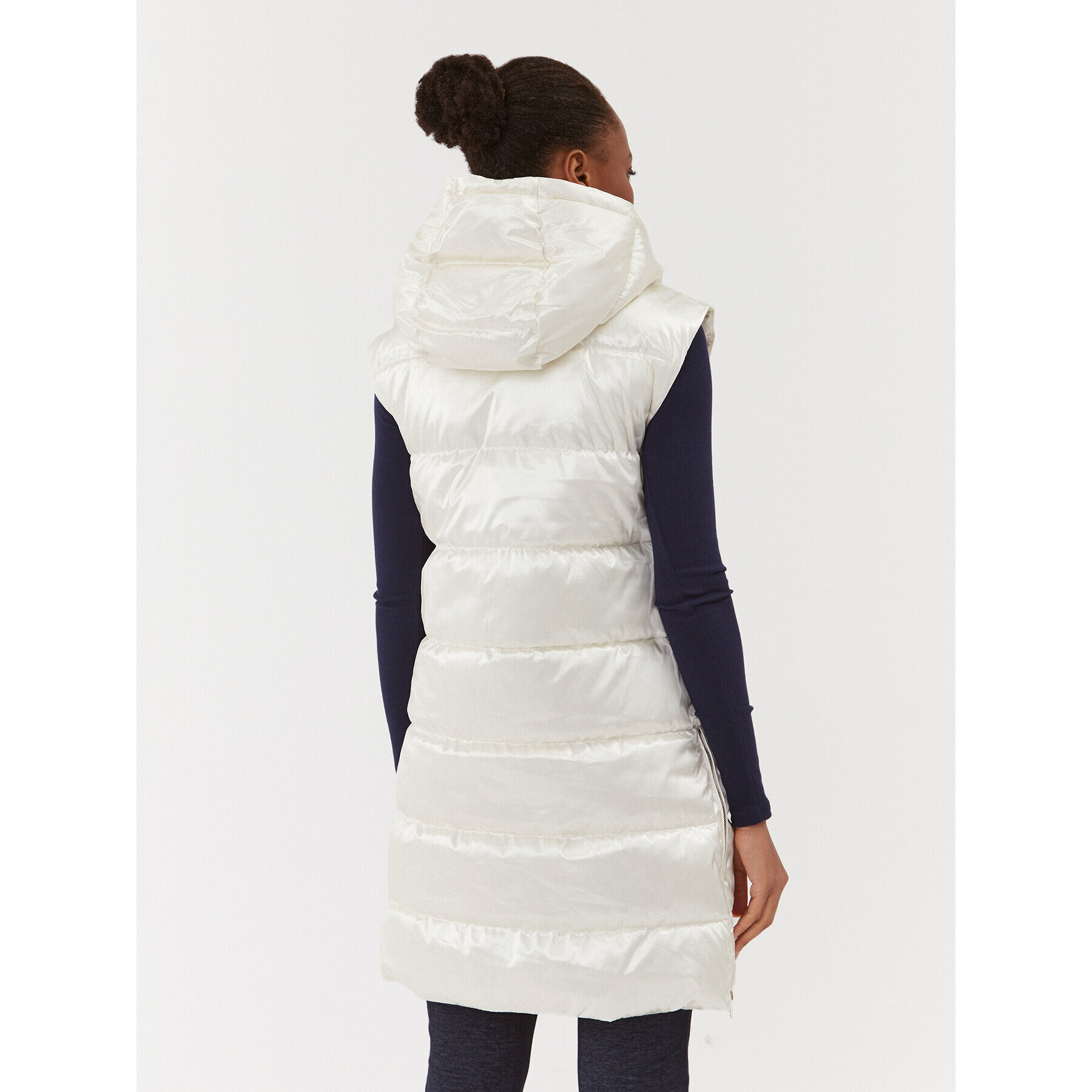 Guess Елек W3BN73 WFAB2 Бял Regular Fit - Pepit.bg