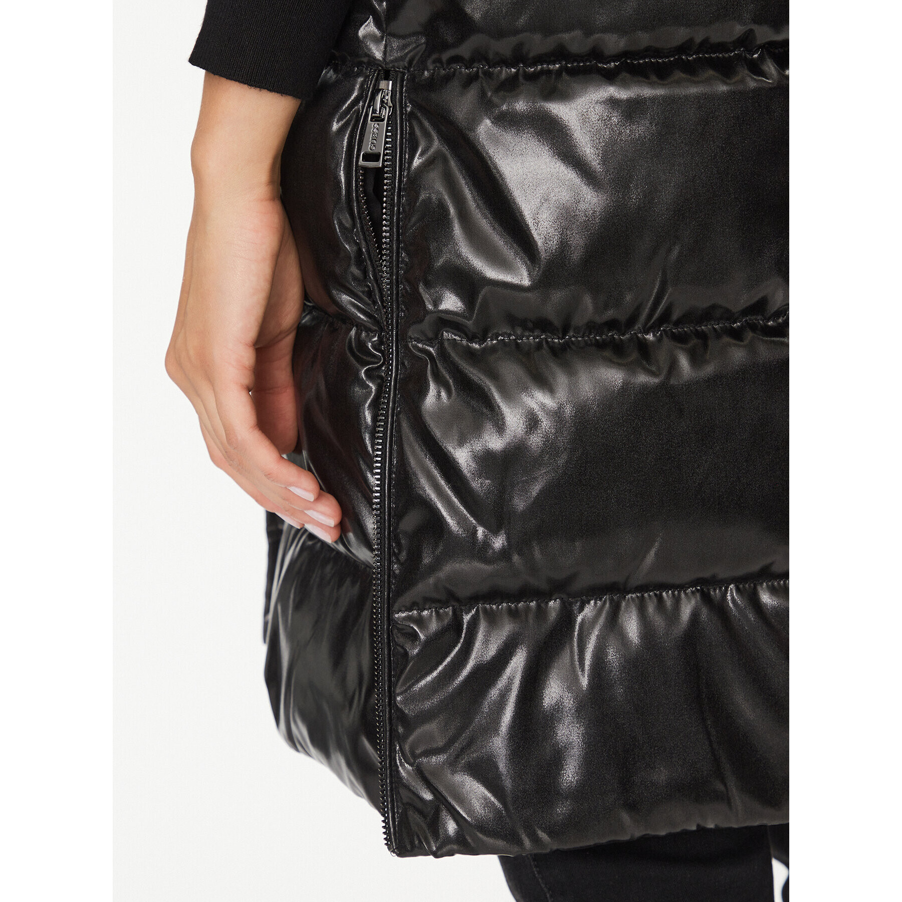 Guess Елек W3BN73 WFAB2 Черен Regular Fit - Pepit.bg