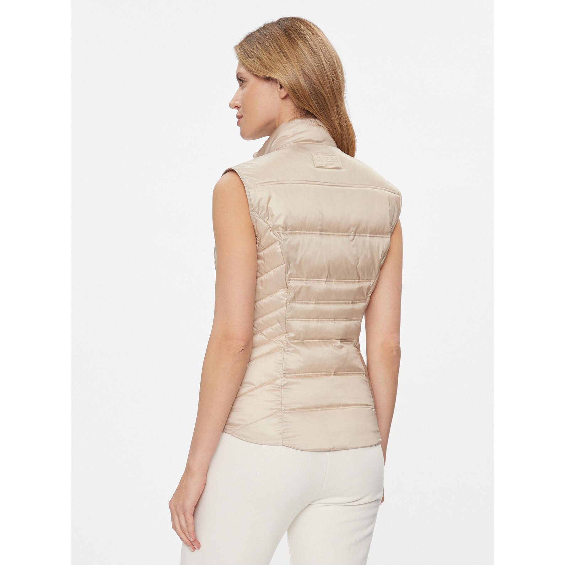 Guess Елек W3RN53 WF5C2 Бежов Regular Fit - Pepit.bg