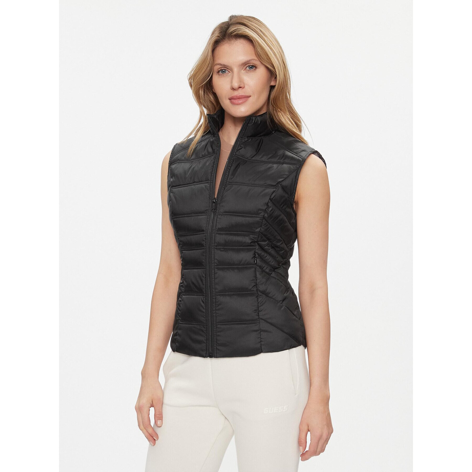 Guess Елек W3RN53 WF5C2 Черен Regular Fit - Pepit.bg