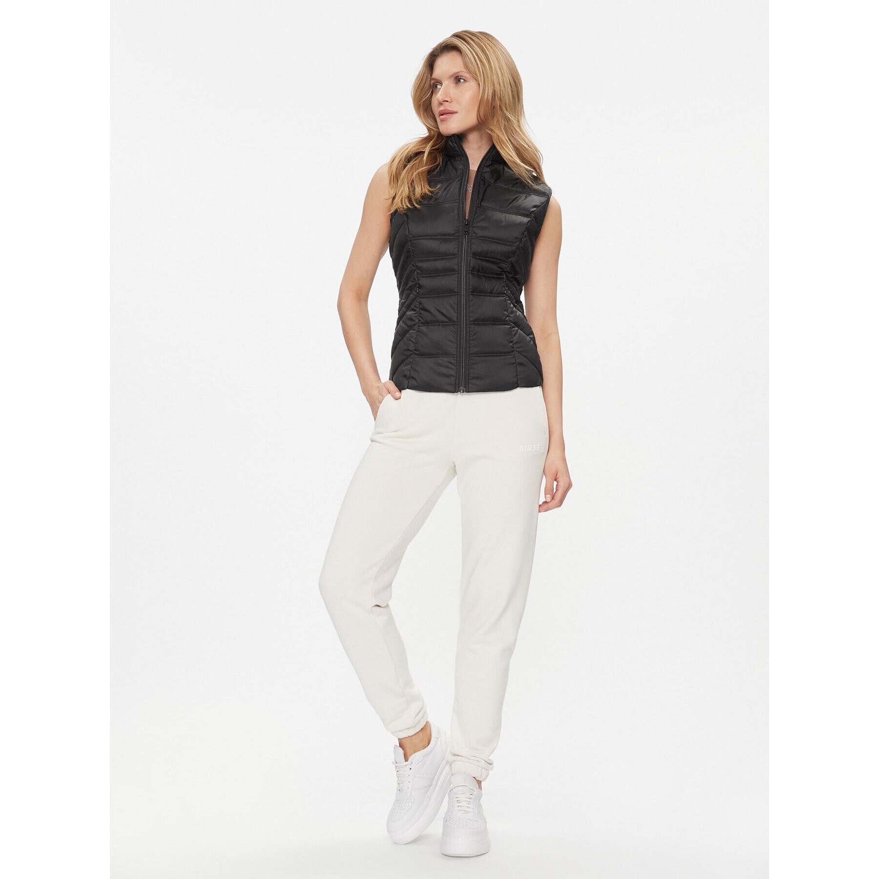 Guess Елек W3RN53 WF5C2 Черен Regular Fit - Pepit.bg