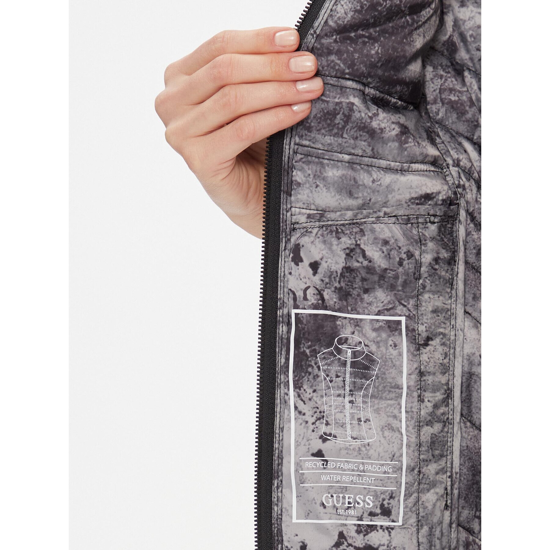 Guess Елек W3RN53 WF5C2 Черен Regular Fit - Pepit.bg