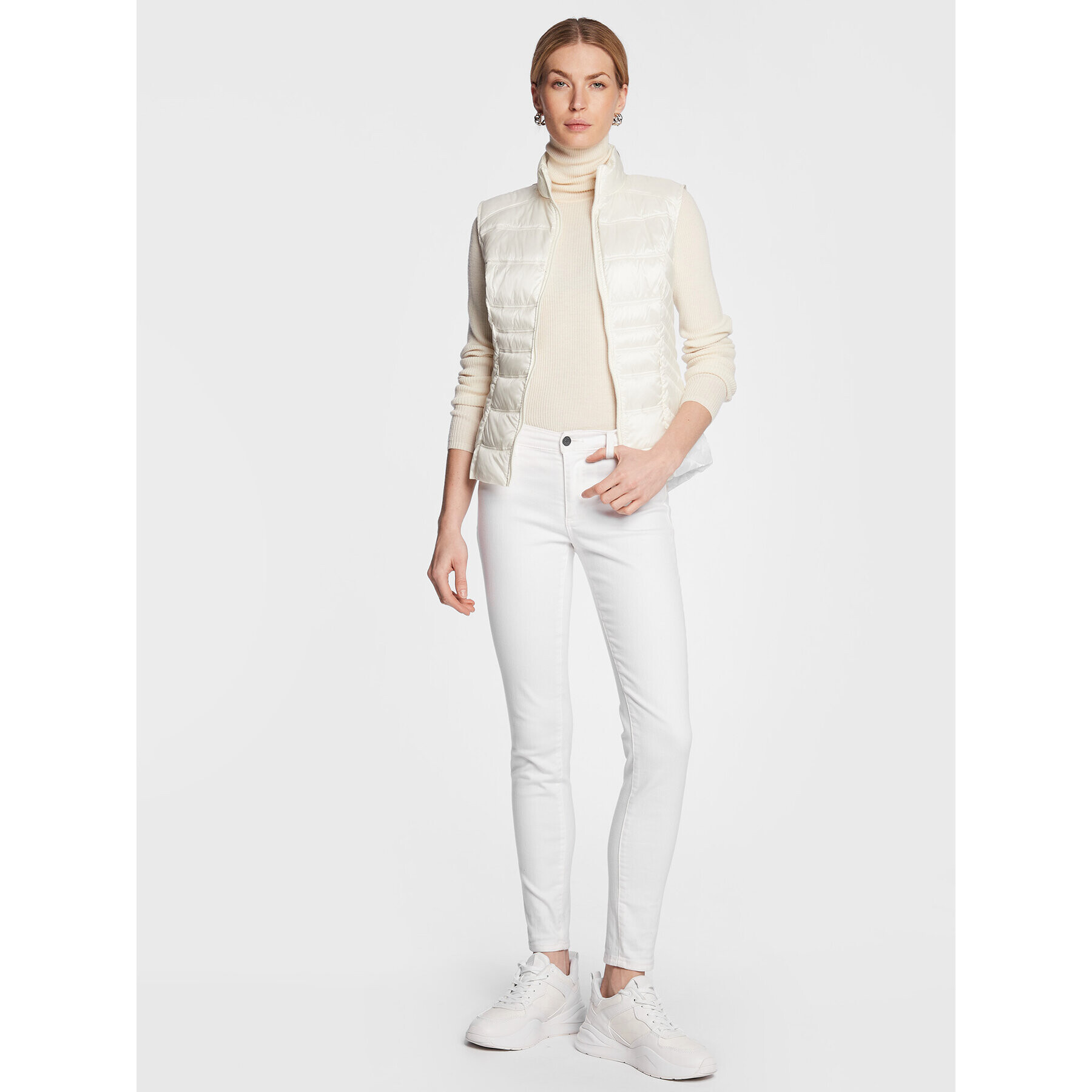 Guess Елек W3RN53 WF5C2 Екрю Regular Fit - Pepit.bg