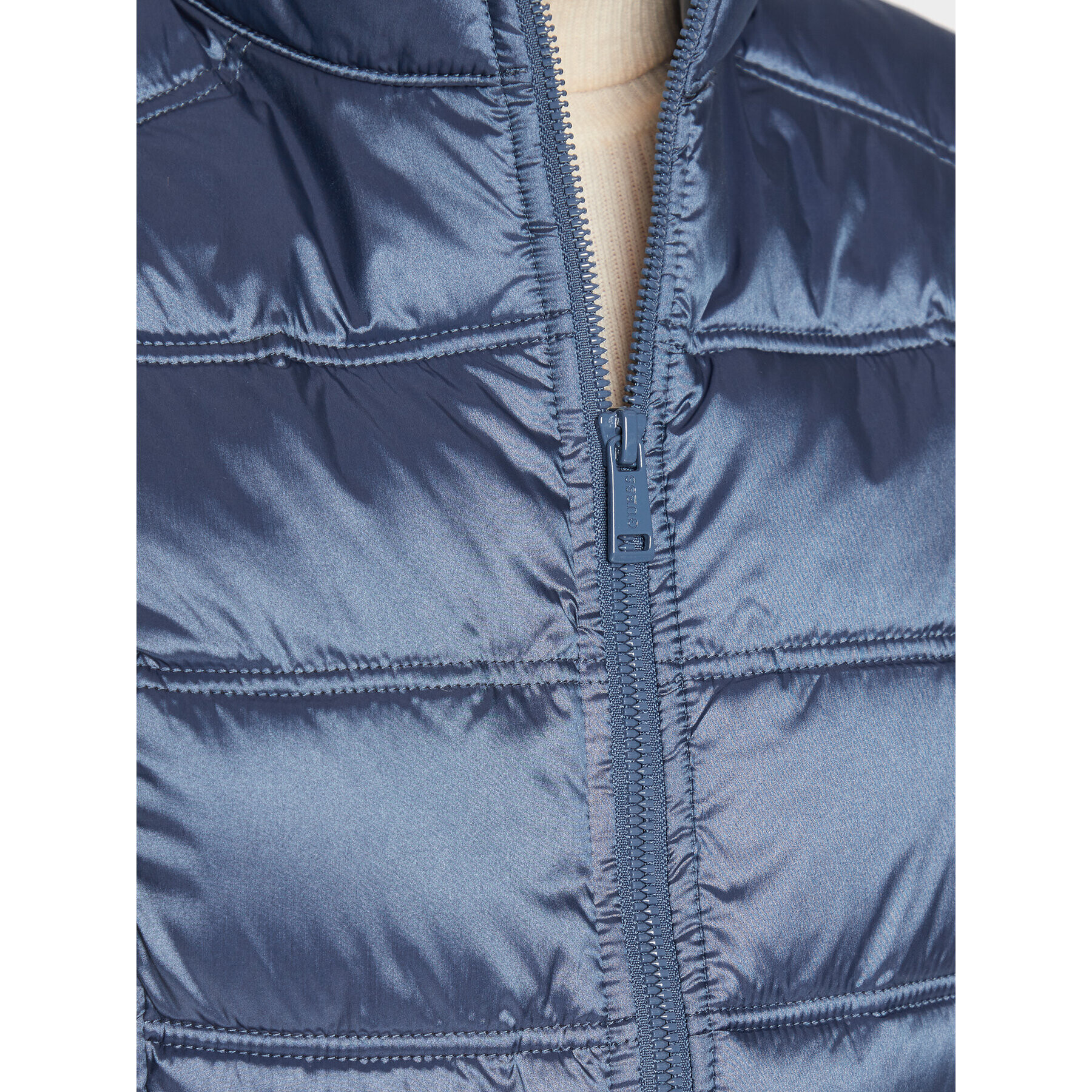Guess Елек W3RN53 WF5C2 Тъмносин Slim Fit - Pepit.bg