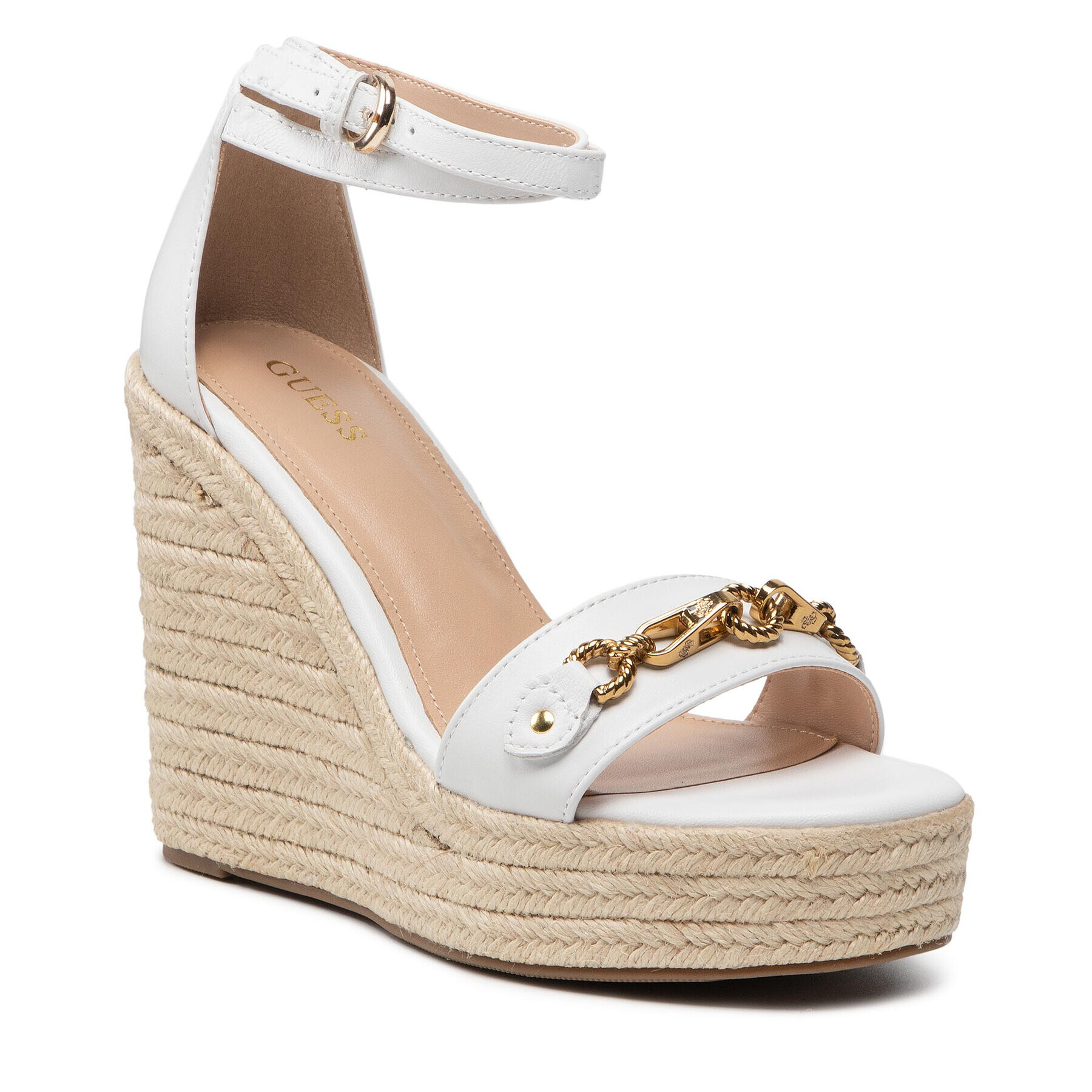 Guess Еспадрили Wendy FL6WEN LEA03 Бял - Pepit.bg