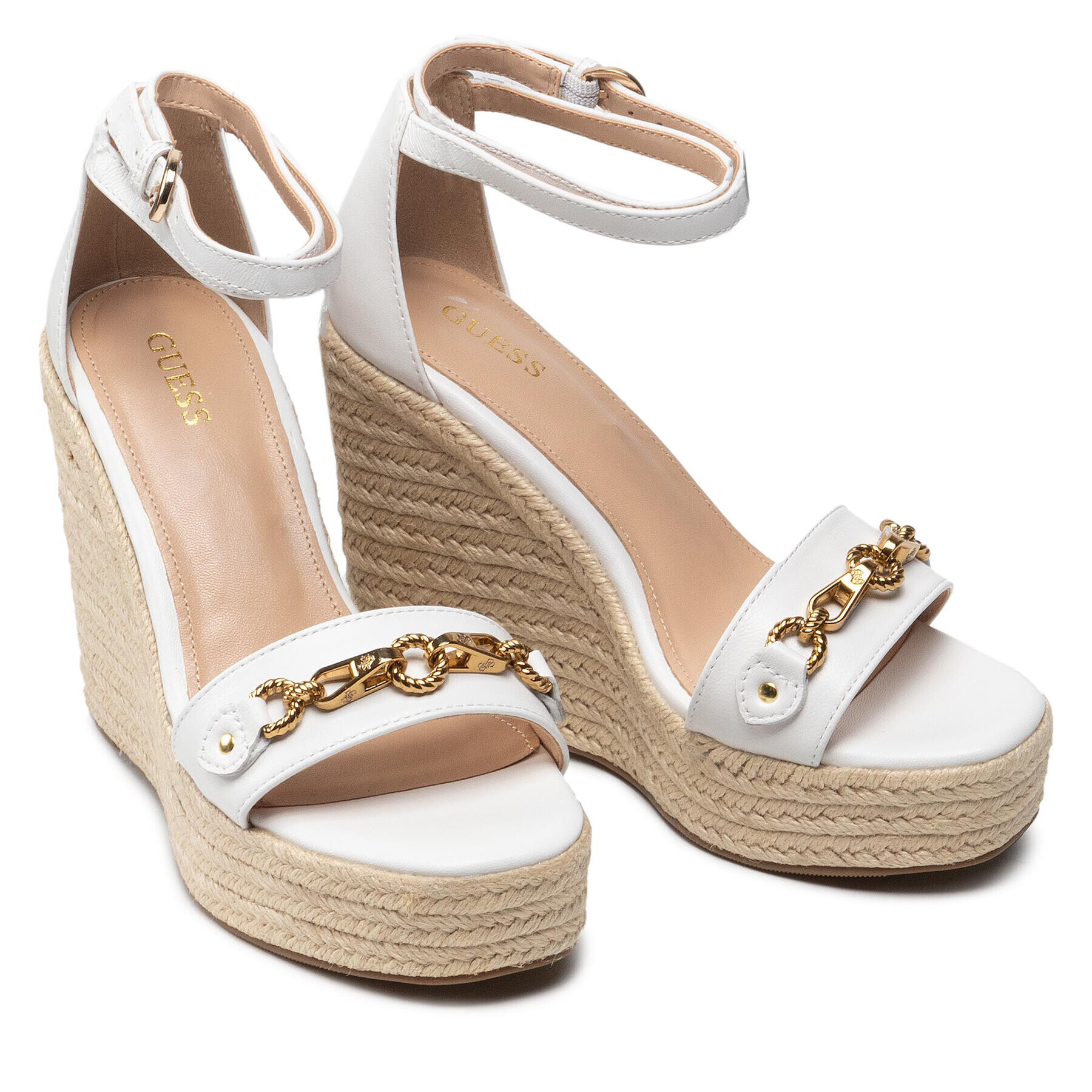 Guess Еспадрили Wendy FL6WEN LEA03 Бял - Pepit.bg