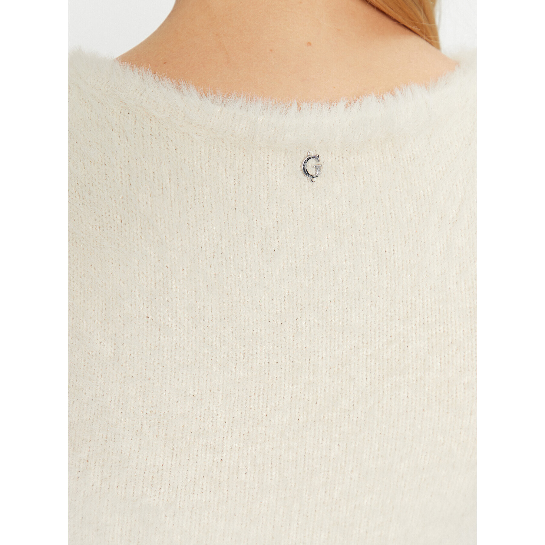 Guess Плетена рокля Adele W3BK42 Z3A70 Екрю Slim Fit - Pepit.bg