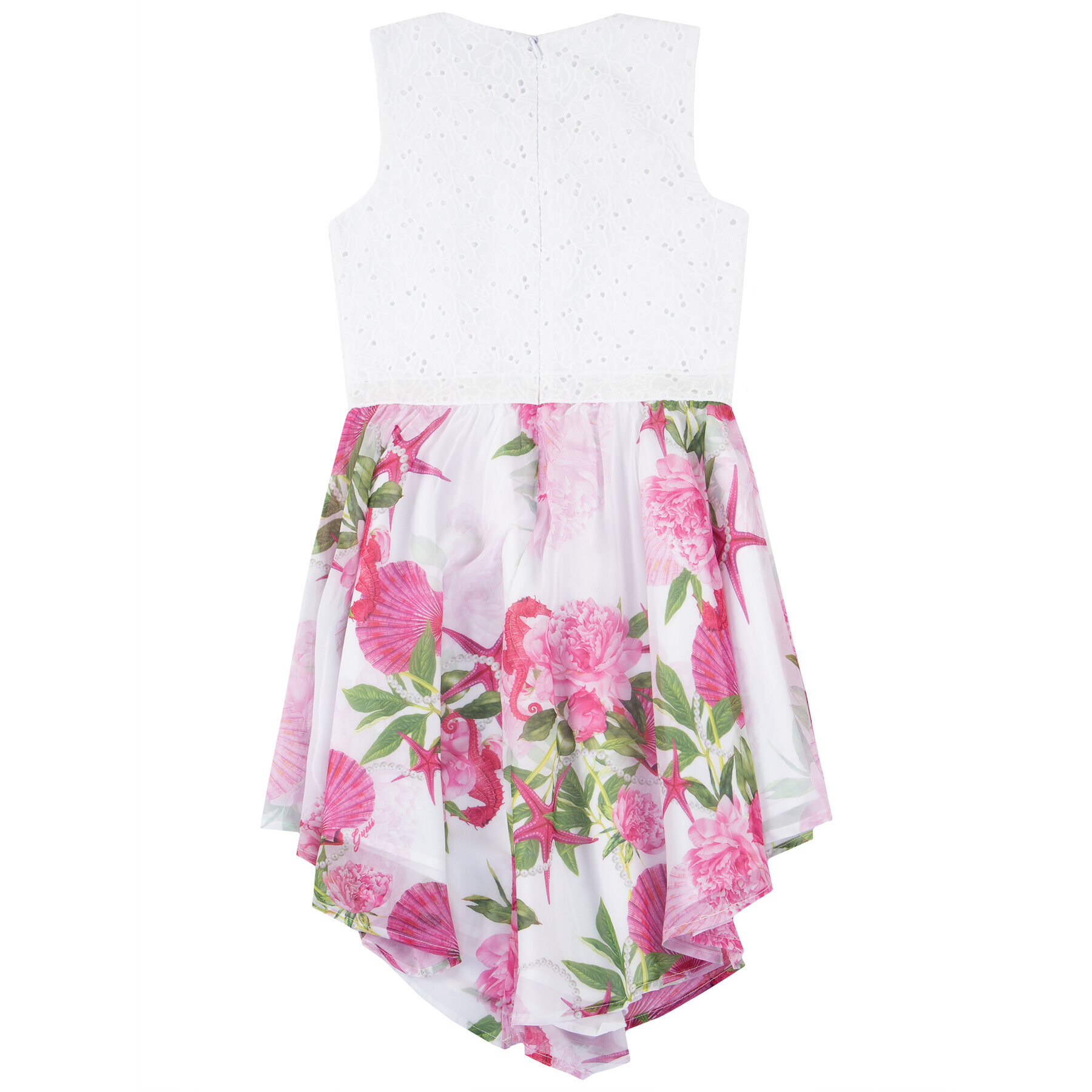 Guess Ежедневна рокля J02K10 WCSC0 Бял Regular Fit - Pepit.bg