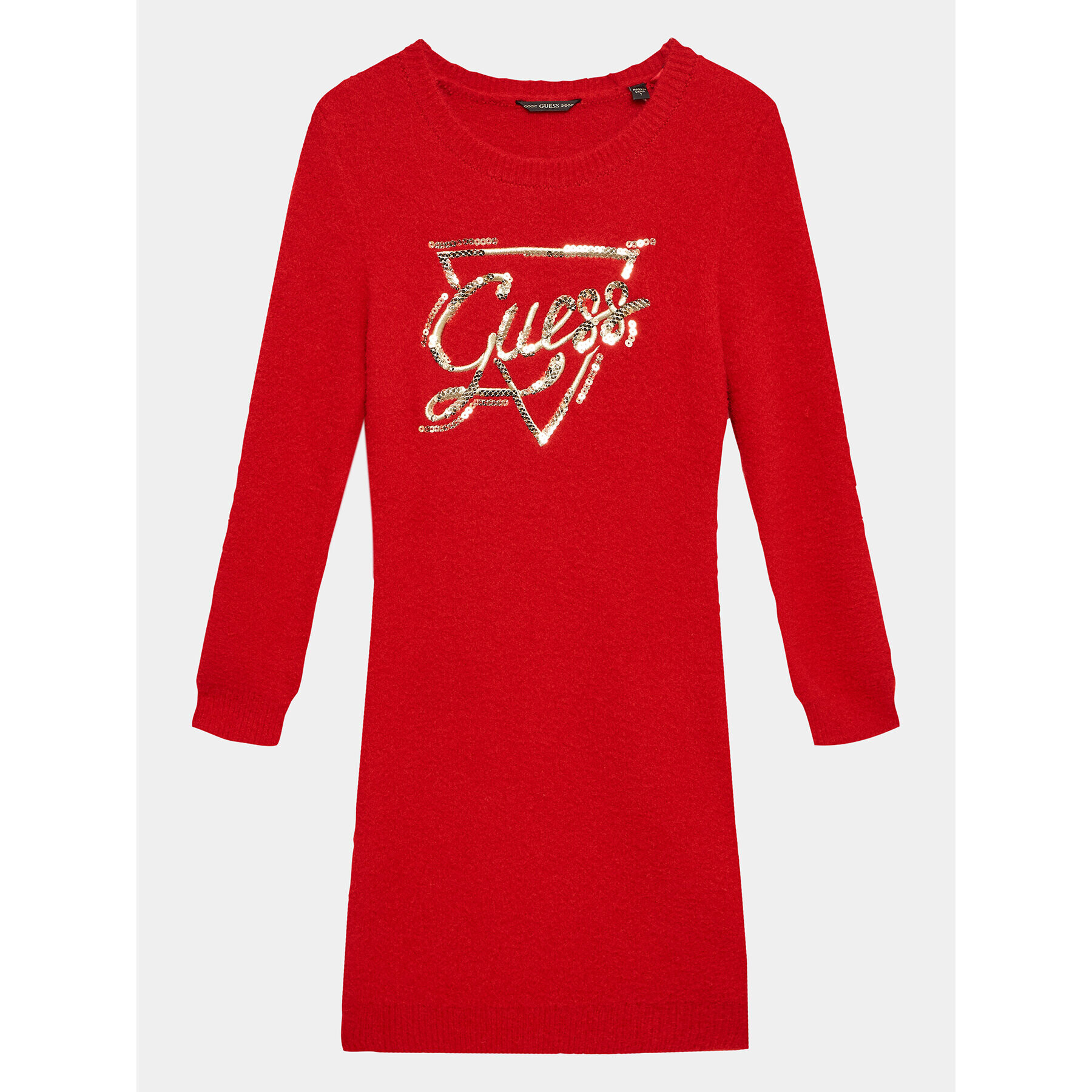 Guess Ежедневна рокля J3BK08 Z2YA0 Червен Regular Fit - Pepit.bg