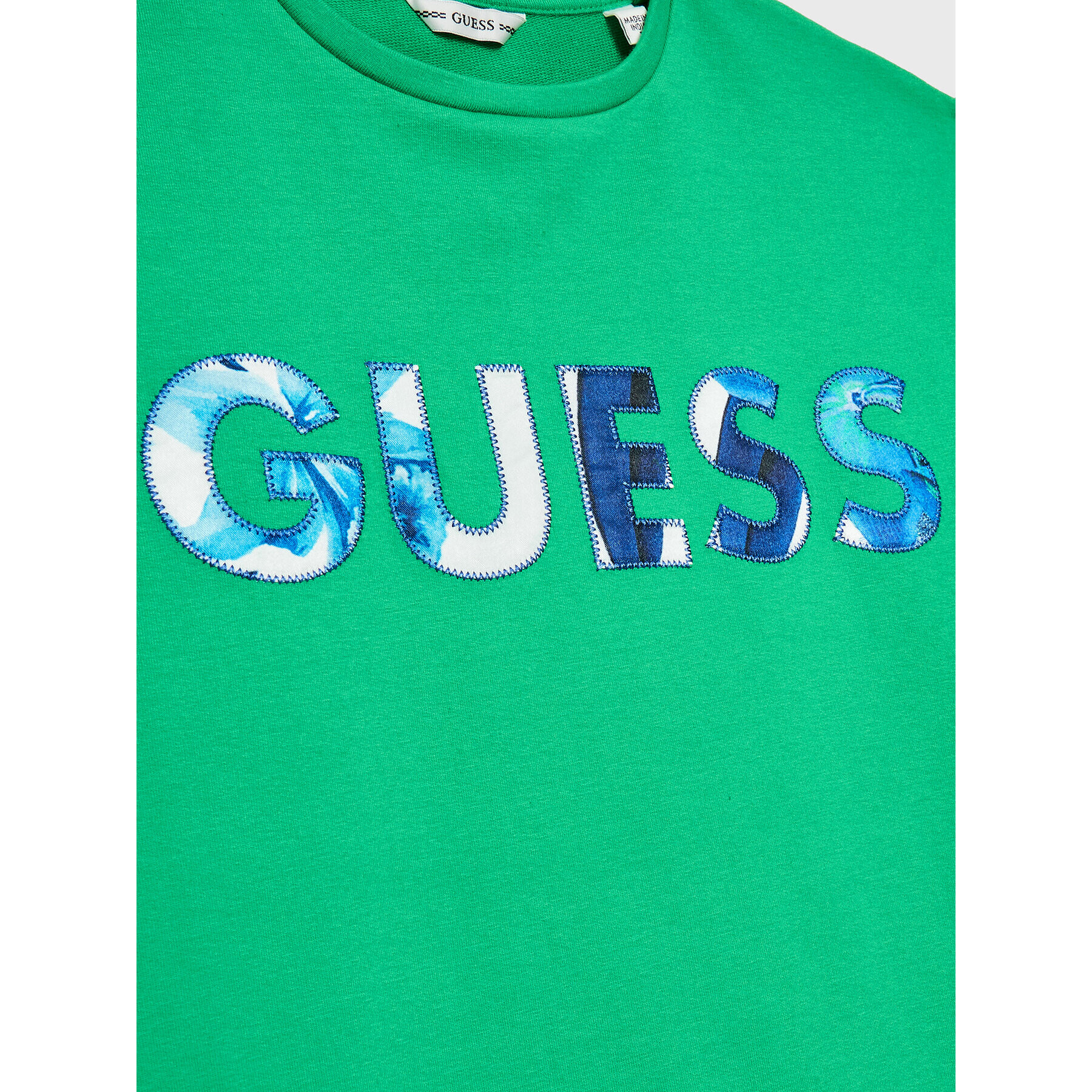 Guess Ежедневна рокля J3GK35 KAE23 Зелен Regular Fit - Pepit.bg