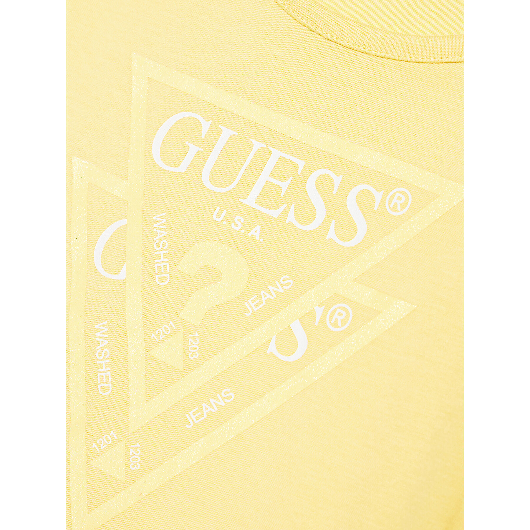 Guess Ежедневна рокля J92K57 K82F0 Жълт Regular Fit - Pepit.bg