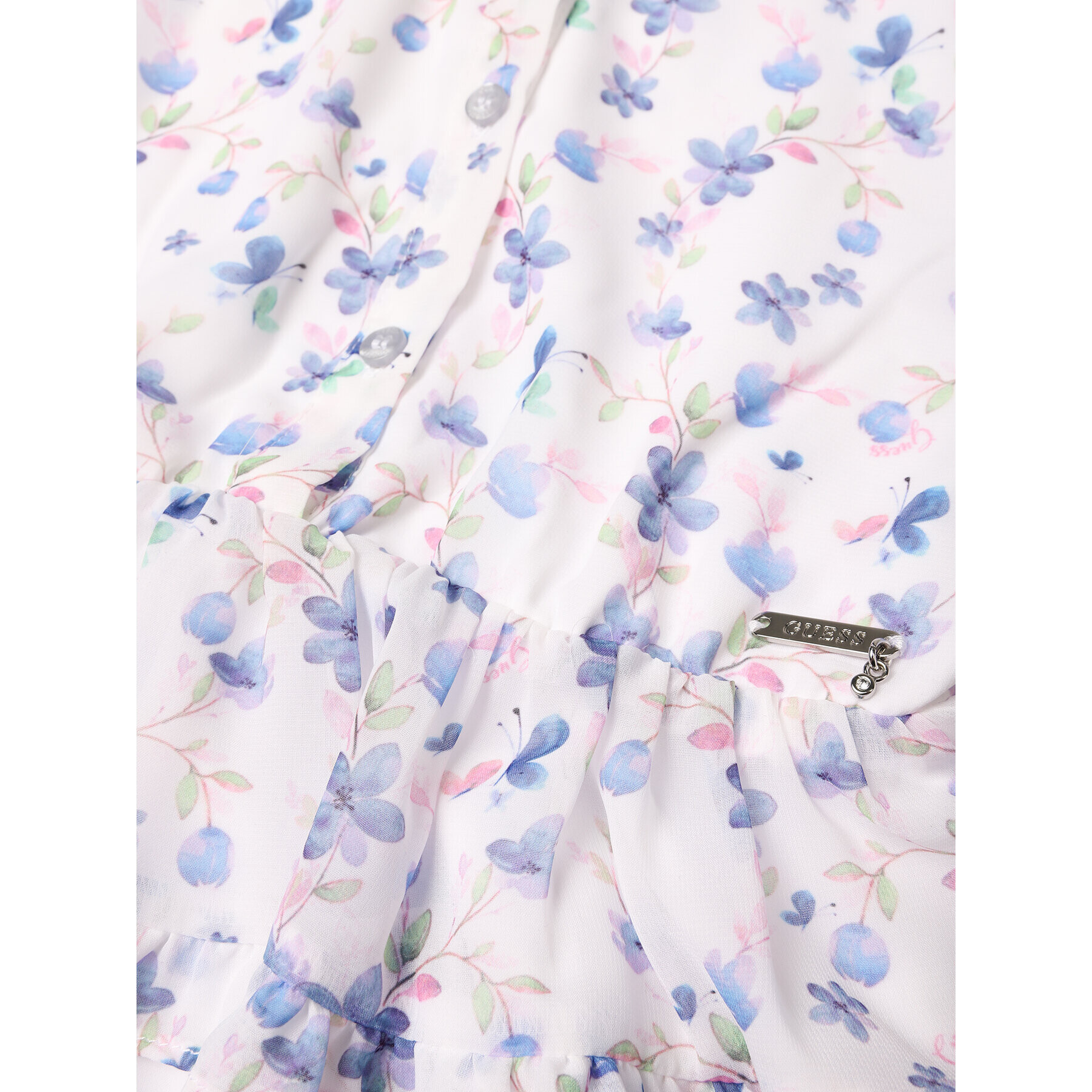Guess Ежедневна рокля K01K17 WA2T0 Бял Regular Fit - Pepit.bg