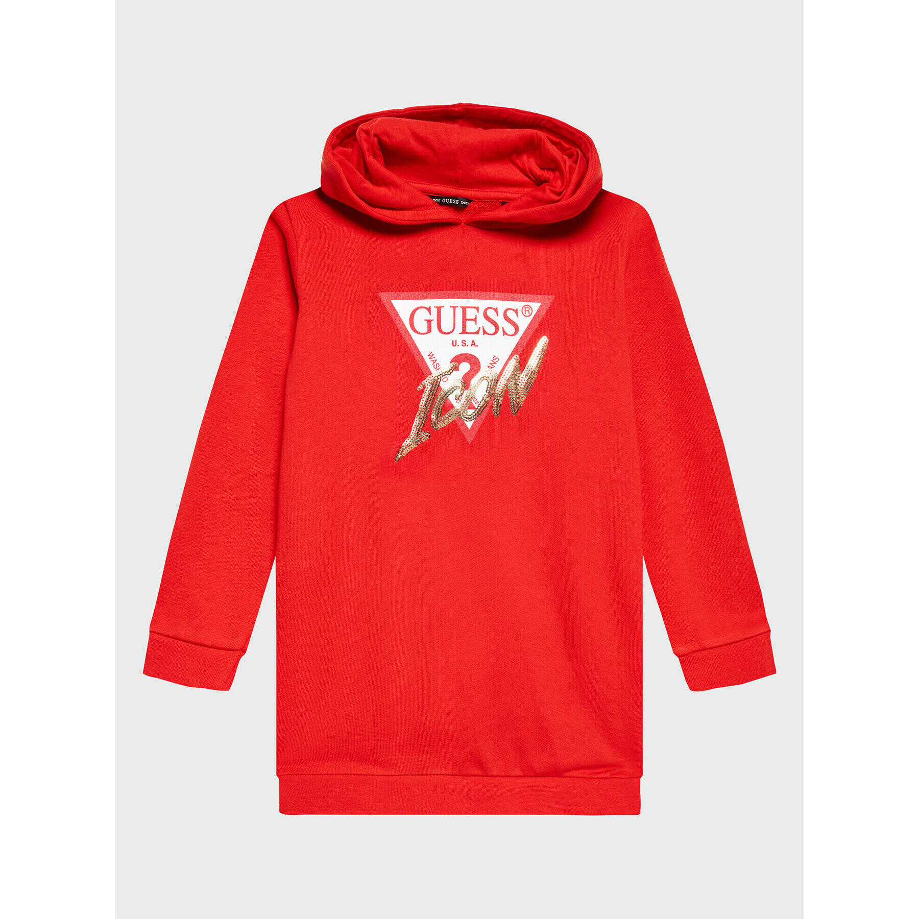 Guess Ежедневна рокля K2BK05 KAD73 Червен Regular Fit - Pepit.bg