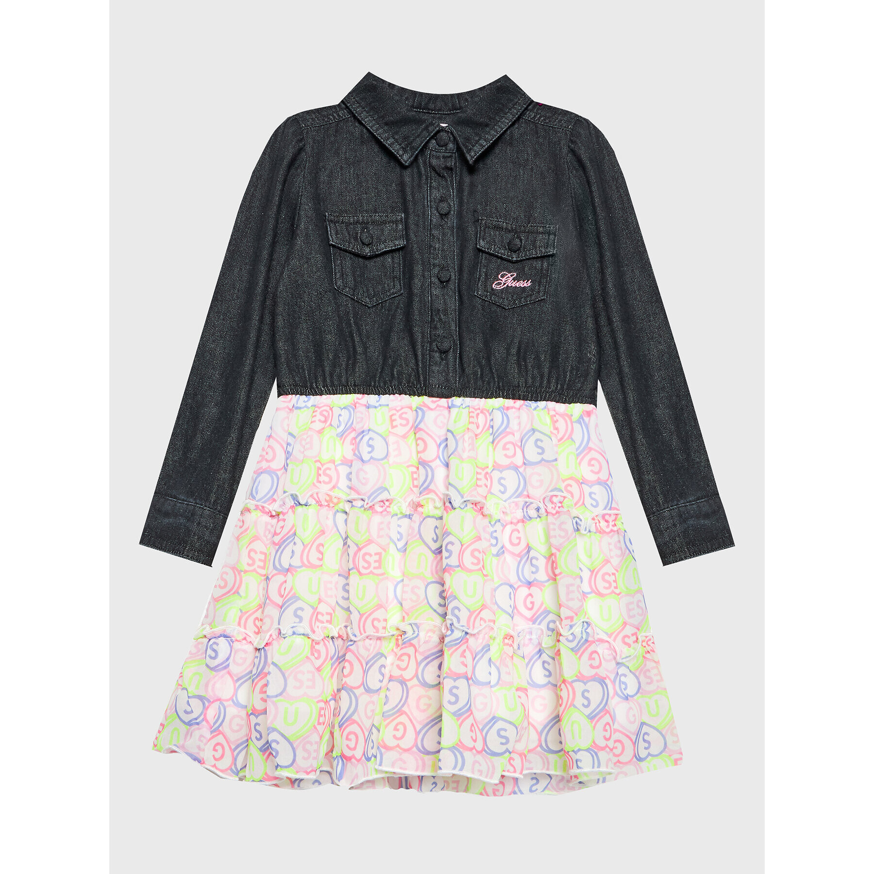 Guess Ежедневна рокля K2BK30 D4VS0 Цветен Regular Fit - Pepit.bg