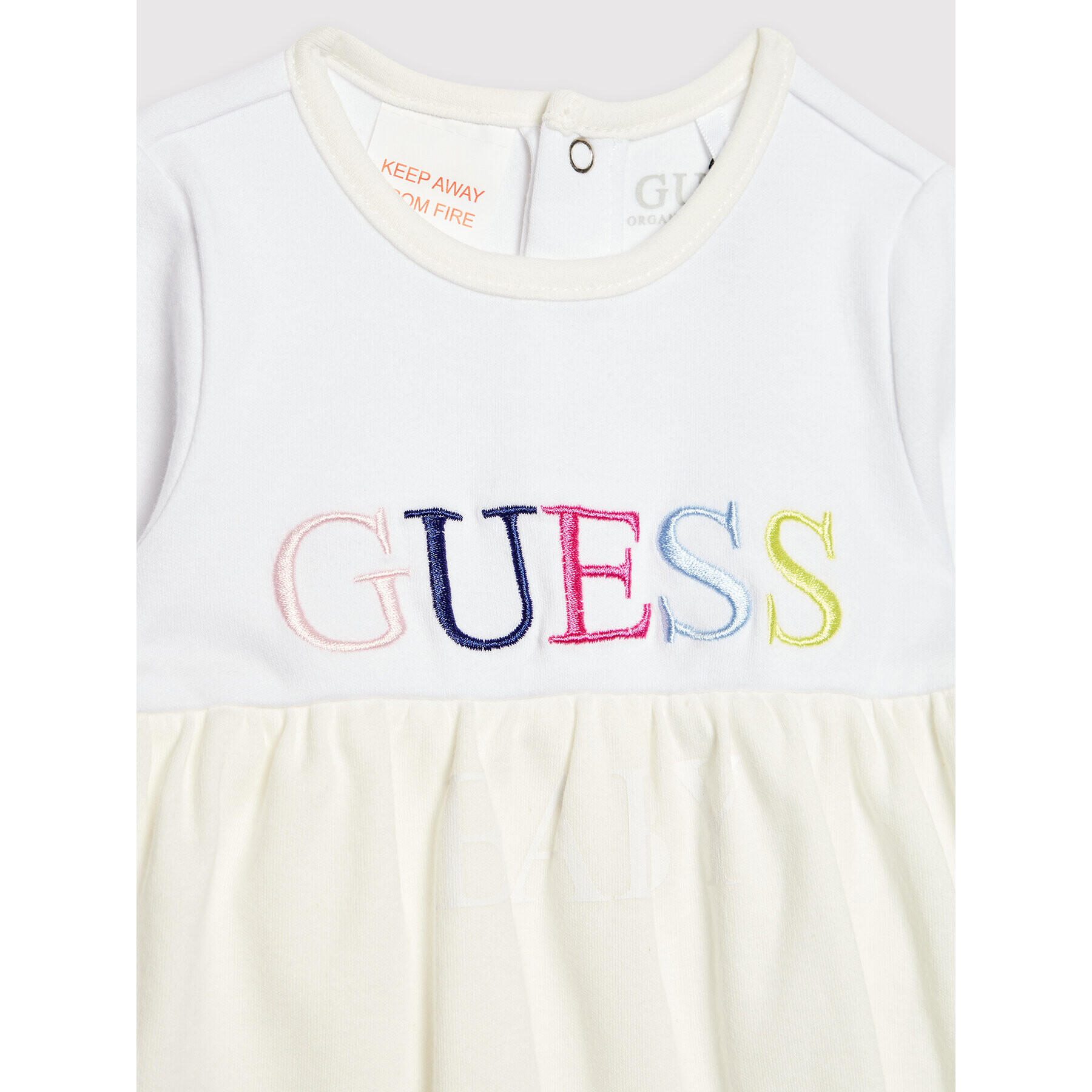 Guess Ежедневна рокля S2RG07 KA6W0 Бял Regular Fit - Pepit.bg