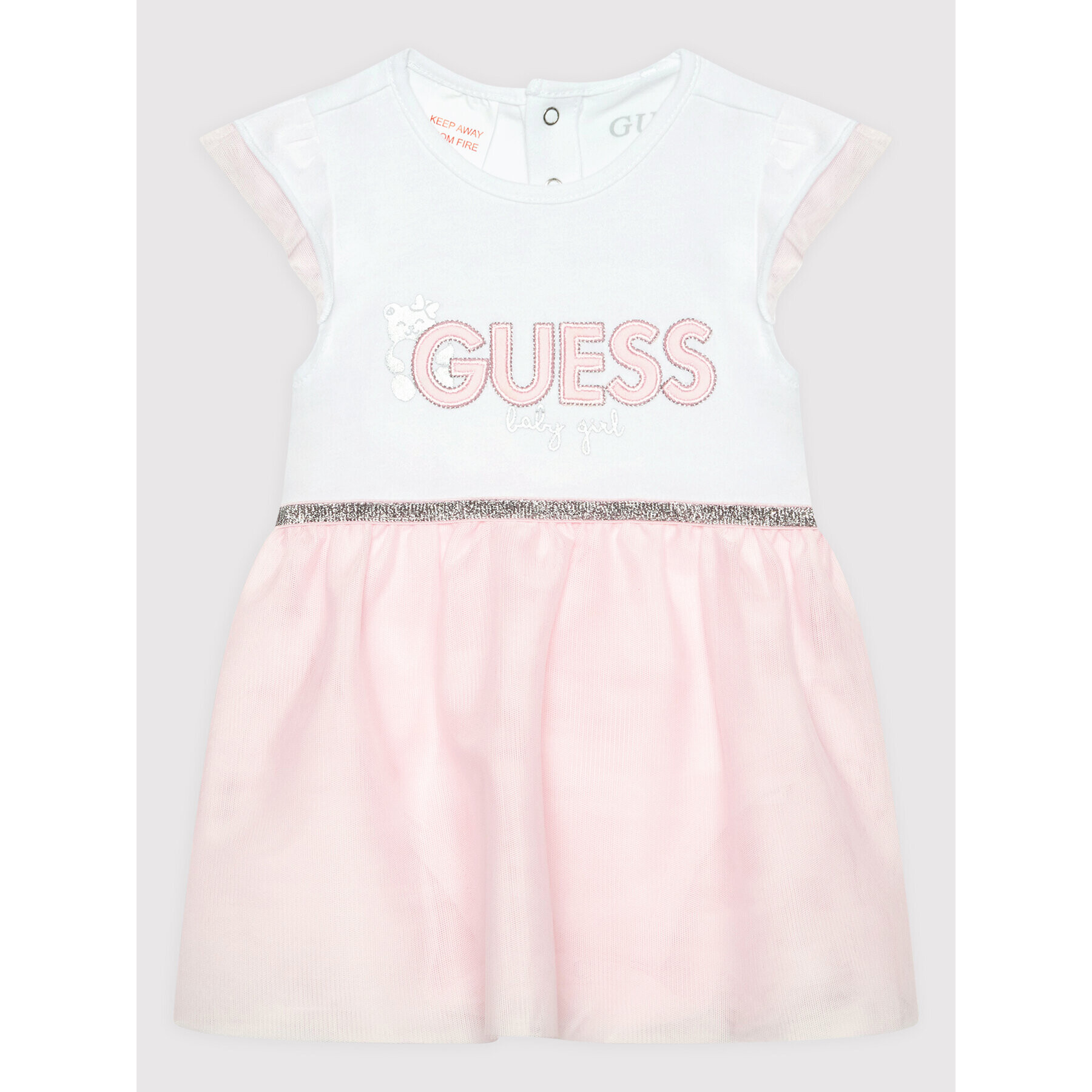 Guess Ежедневна рокля S2RG08 J1300 Розов Regular Fit - Pepit.bg