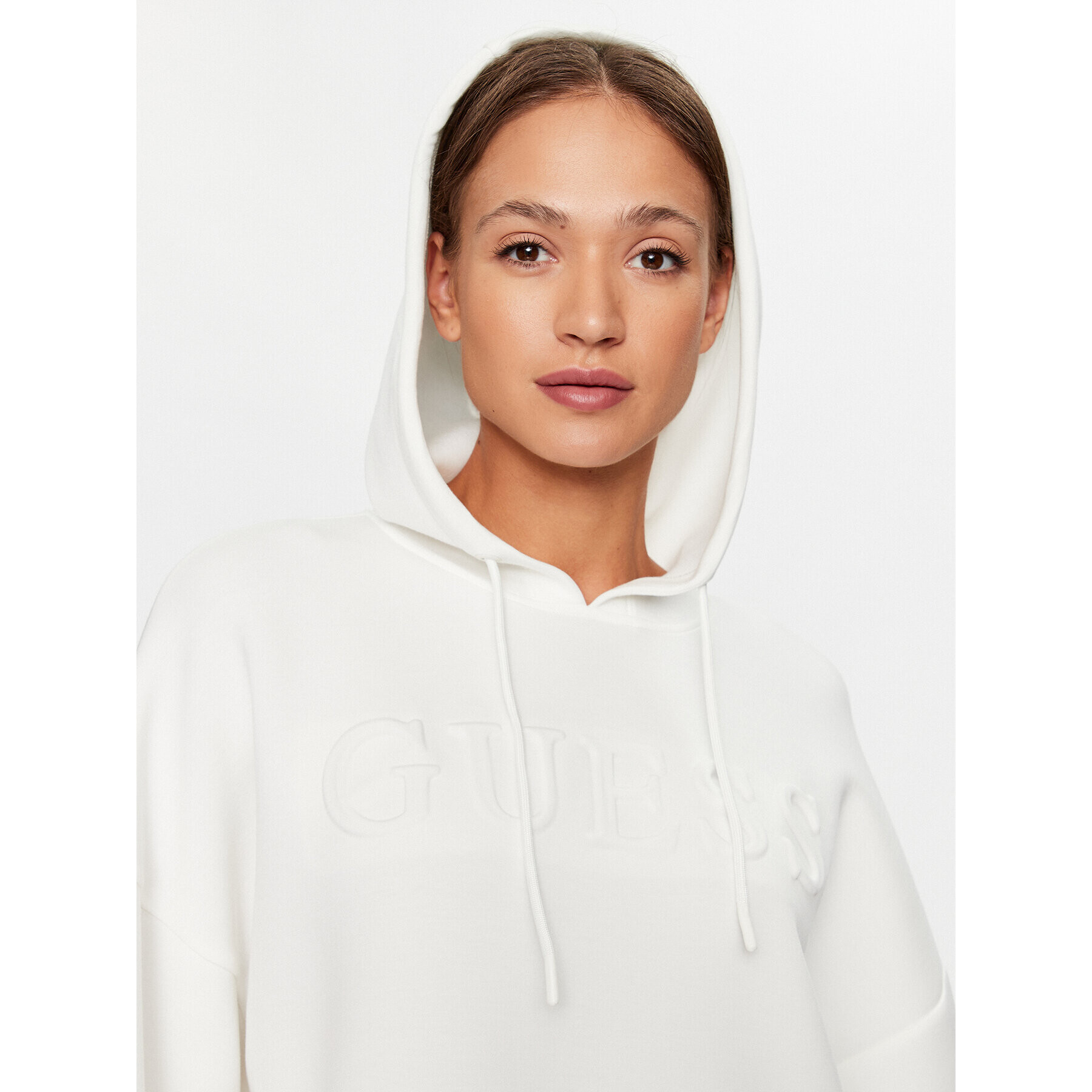 Guess Ежедневна рокля V3BQ14 K7UW2 Бял Regular Fit - Pepit.bg