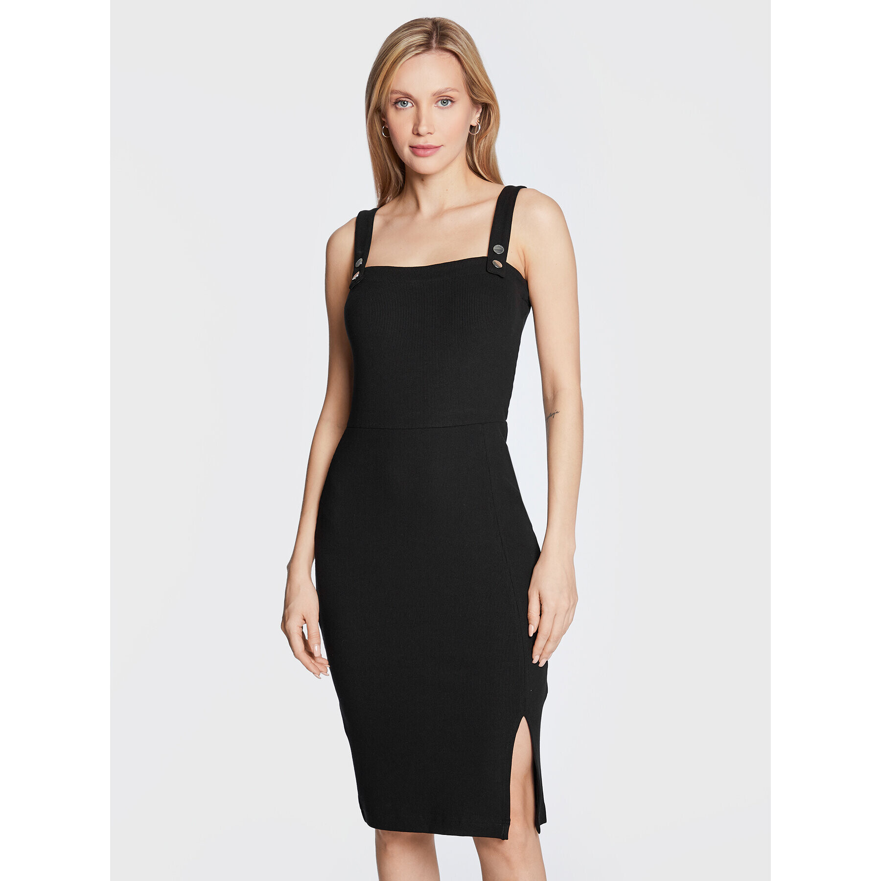 Guess Ежедневна рокля W2YK17 K8RT2 Черен Regular Fit - Pepit.bg