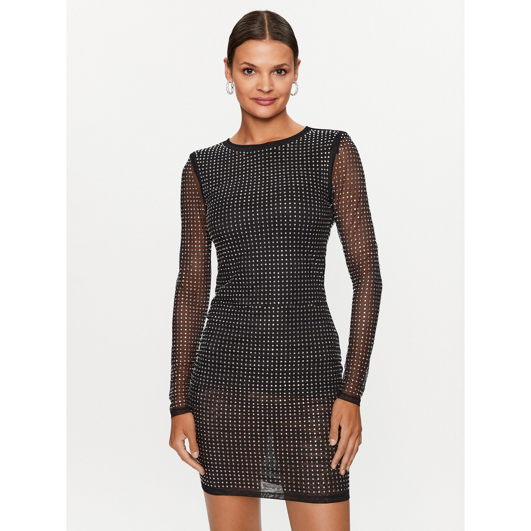 Guess Коктейлна рокля W3YK0Y KBZX0 Черен Bodycon Fit - Pepit.bg