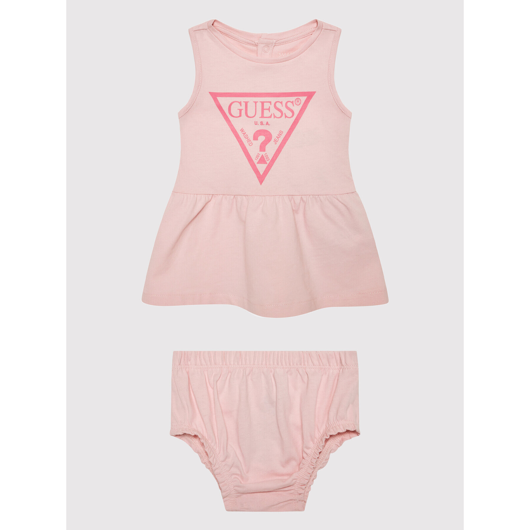 Guess Ежедневна рокля A01K15 KAUD0 Розов Regular Fit - Pepit.bg