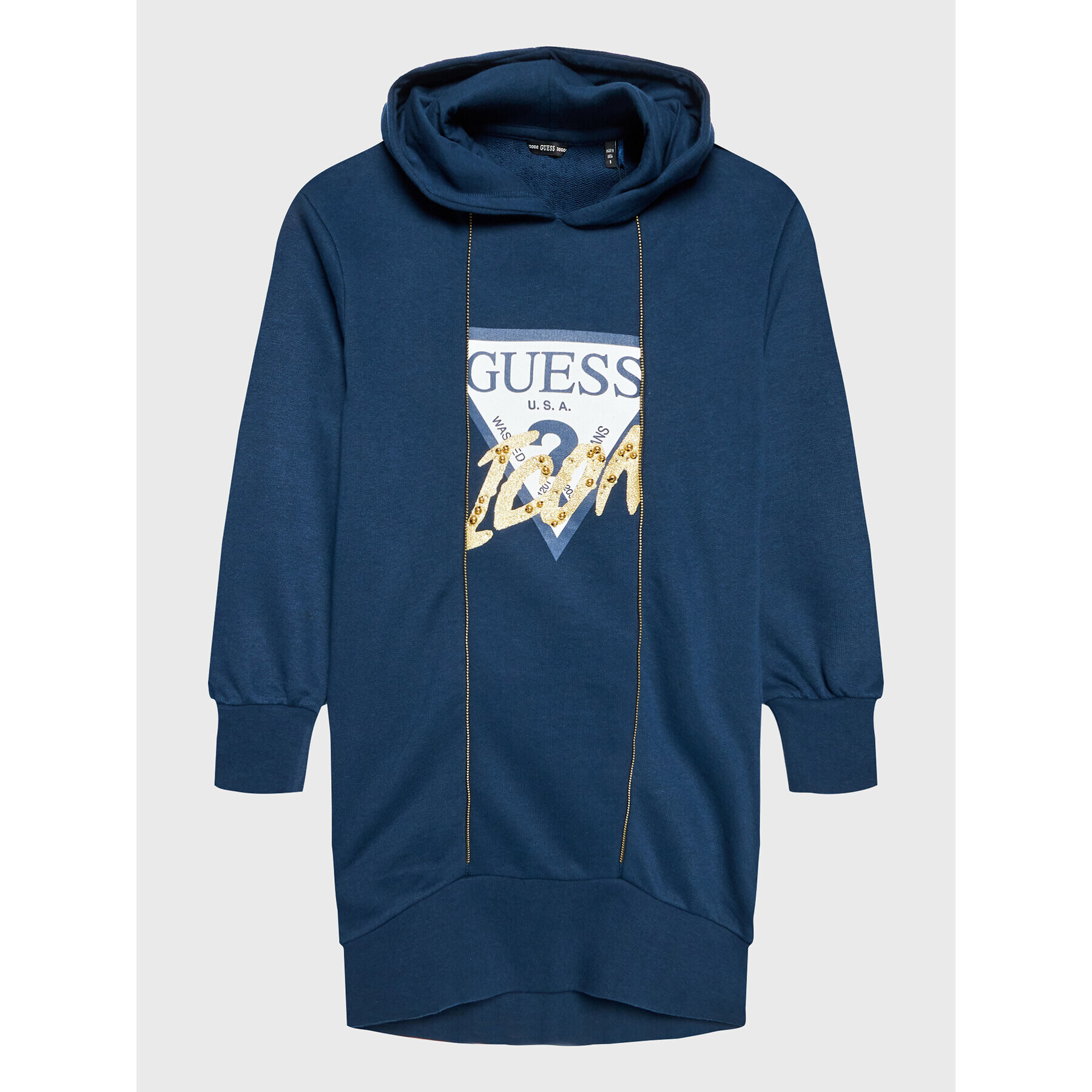 Guess Ежедневна рокля J2BK11 KAD73 Тъмносин Regular Fit - Pepit.bg