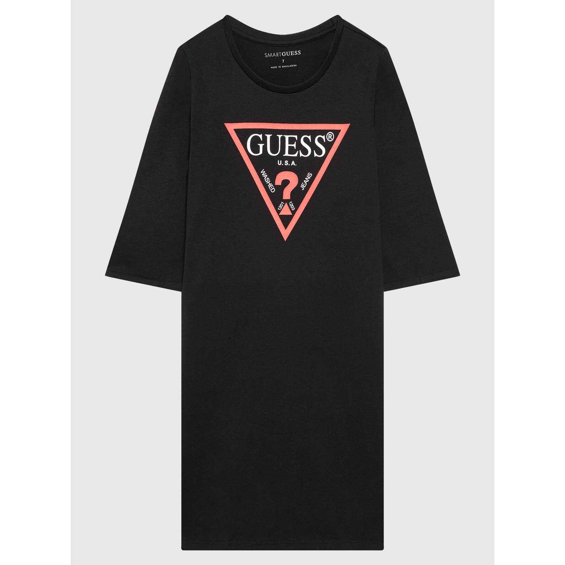 Guess Ежедневна рокля J93K51 KAUD0 Черен Regular Fit - Pepit.bg