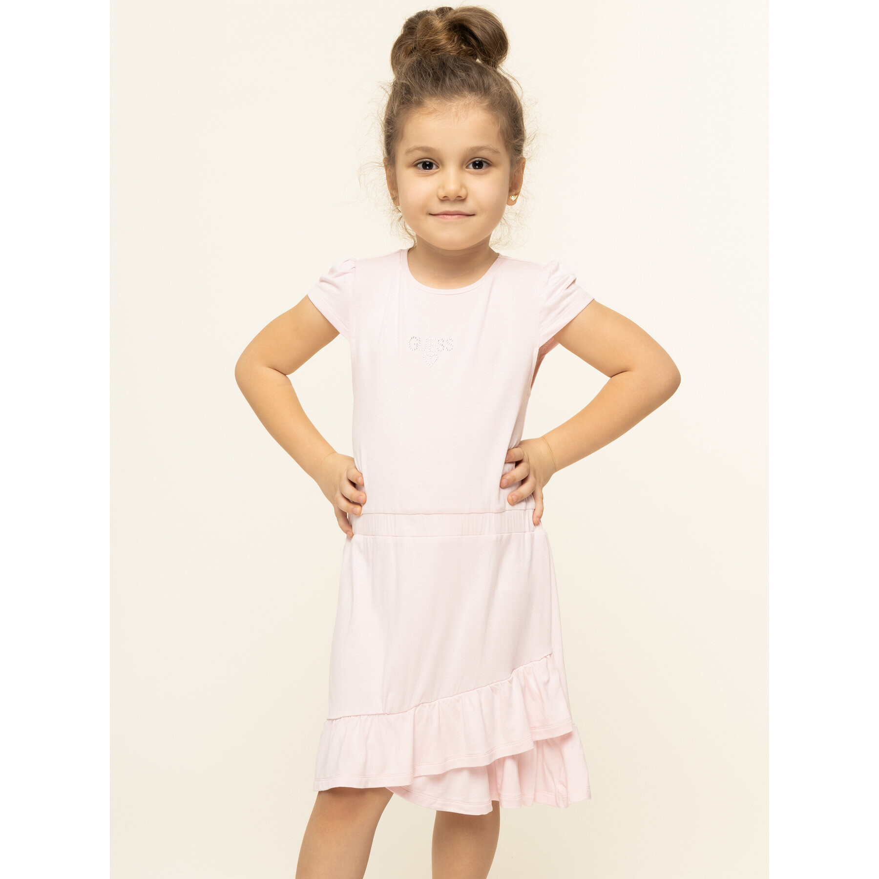 Guess Ежедневна рокля K01K19 K83A0 Розов Regular Fit - Pepit.bg