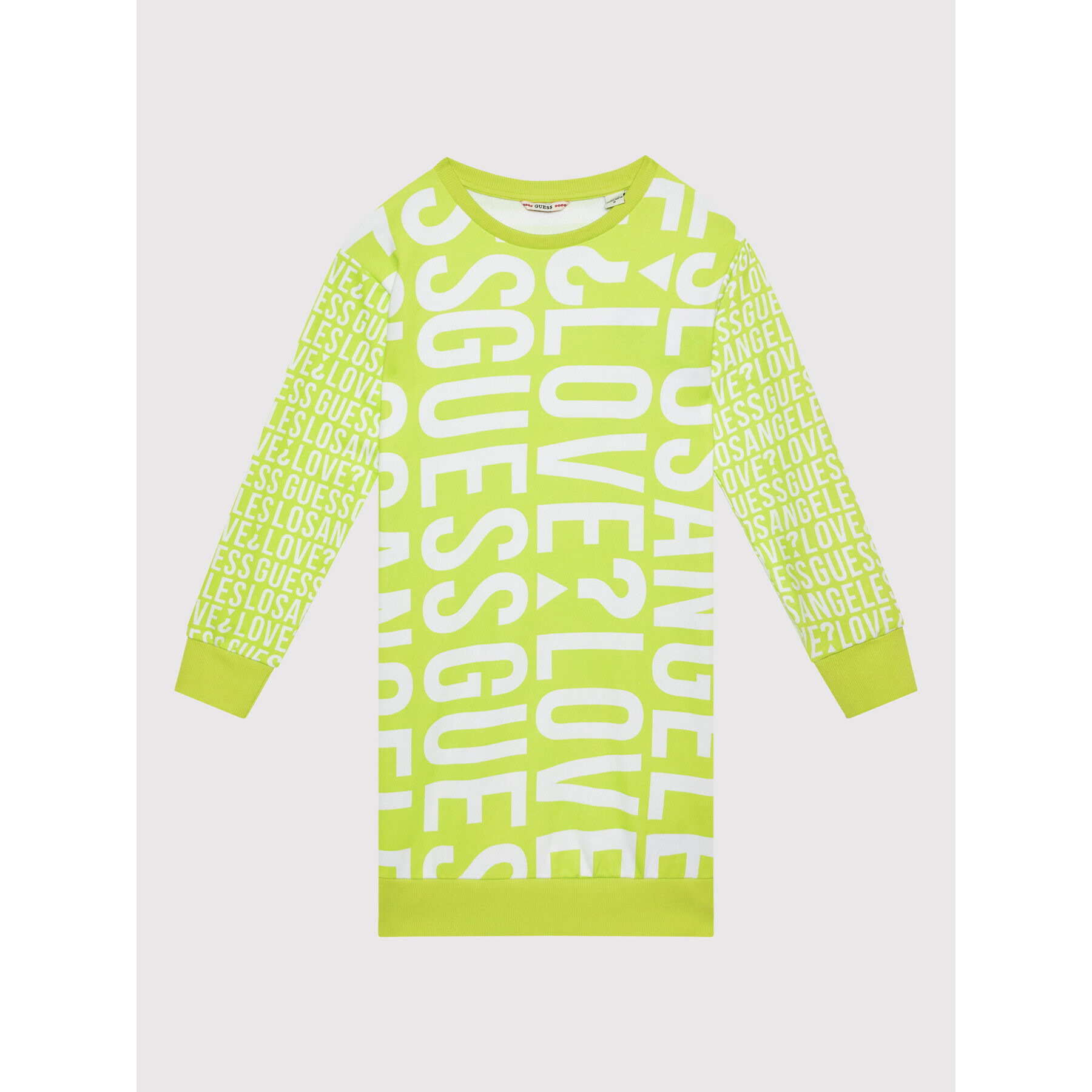 Guess Ежедневна рокля K2RK16 KA6R0 Зелен Regular Fit - Pepit.bg
