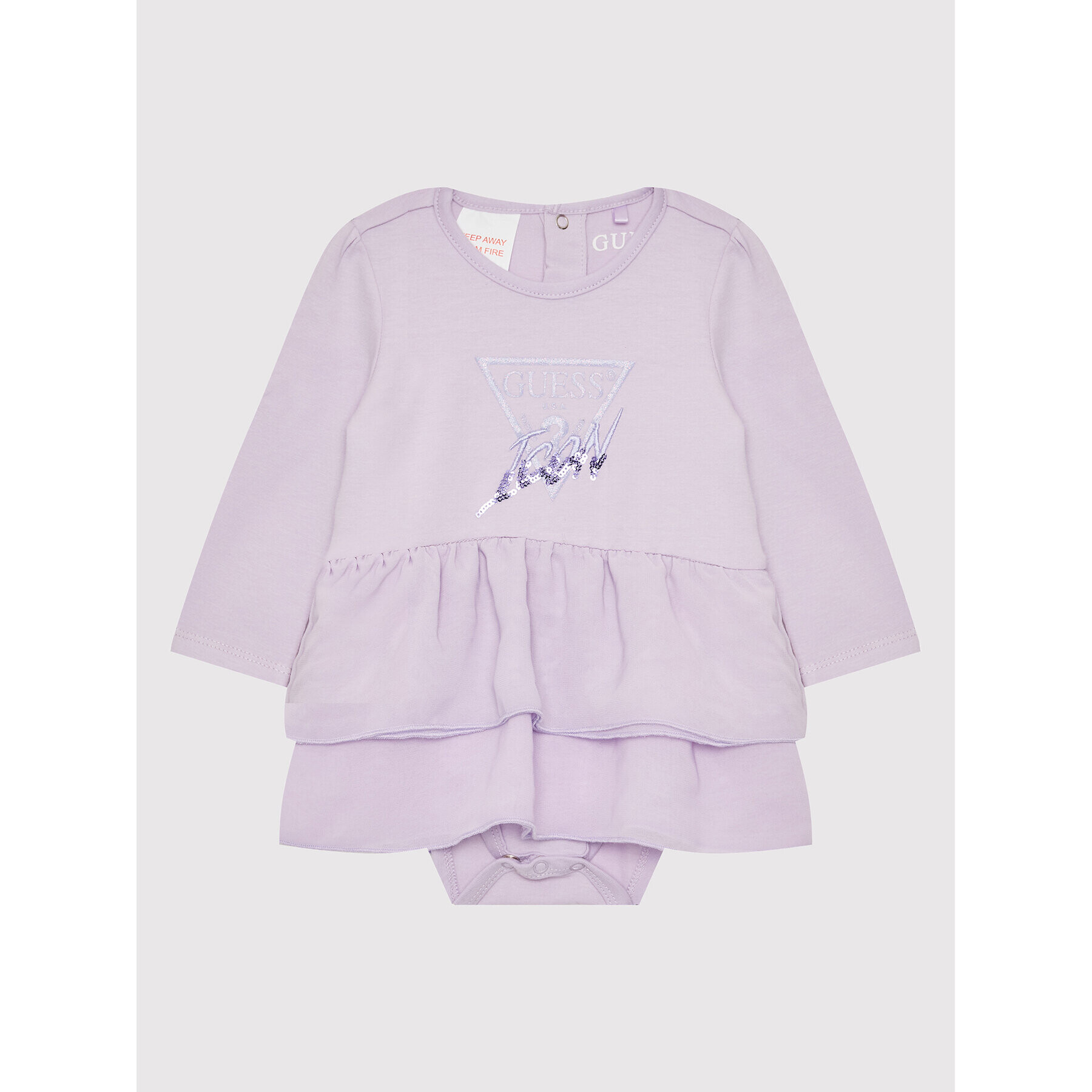 Guess Ежедневна рокля S2YG04 J1300 Виолетов Regular Fit - Pepit.bg