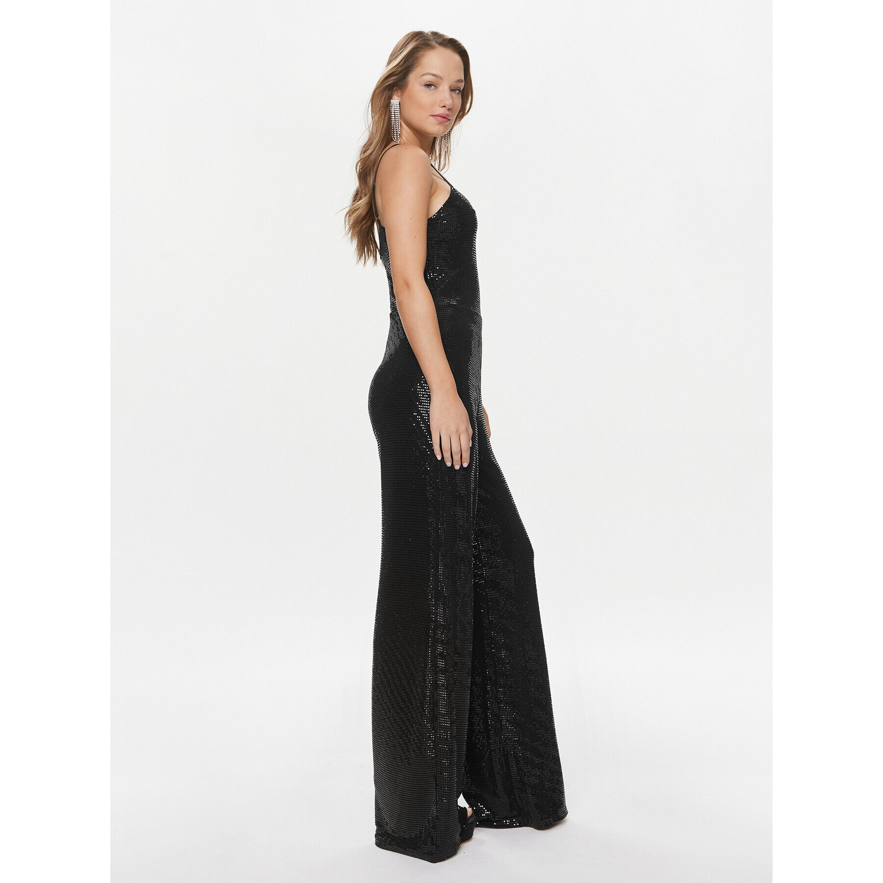 Guess Гащеризон Fiarra W4RD11 KBJG0 Черен Slim Fit - Pepit.bg