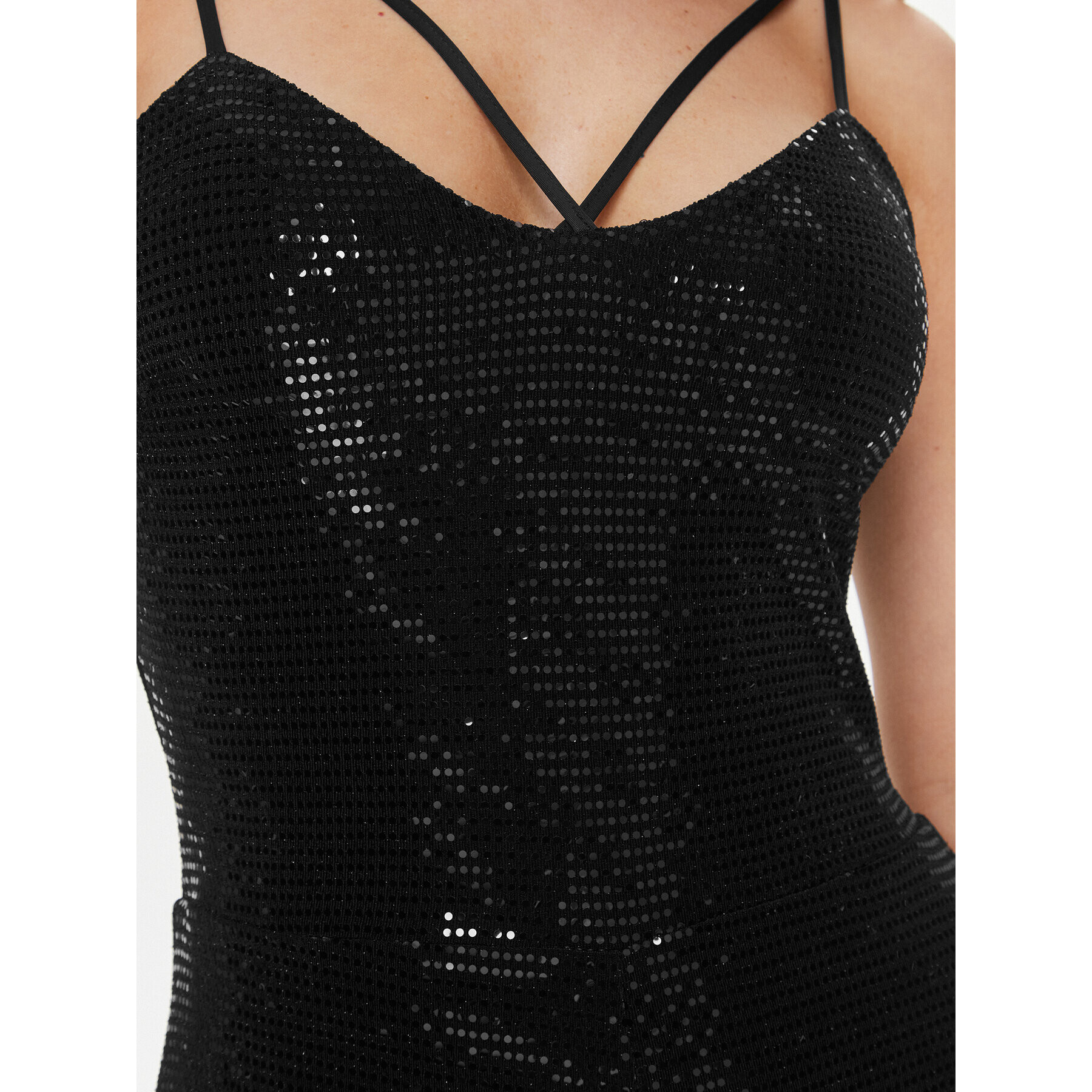 Guess Гащеризон Fiarra W4RD11 KBJG0 Черен Slim Fit - Pepit.bg