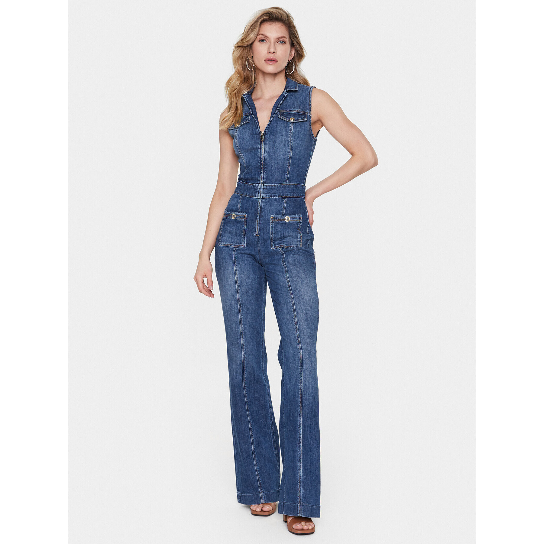 Guess Гащеризон Penny W3RD38 D4H77 Син Regular Fit - Pepit.bg