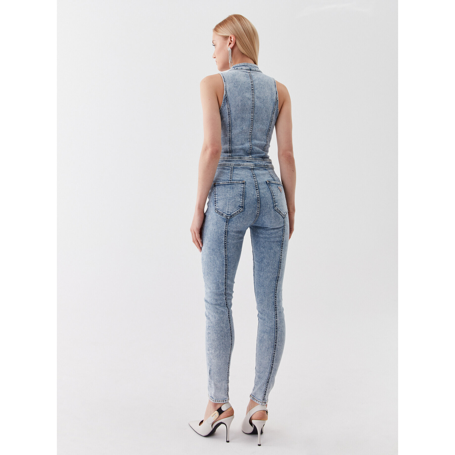 Guess Гащеризон W3YD0A D4LT0 Син Slim Fit - Pepit.bg