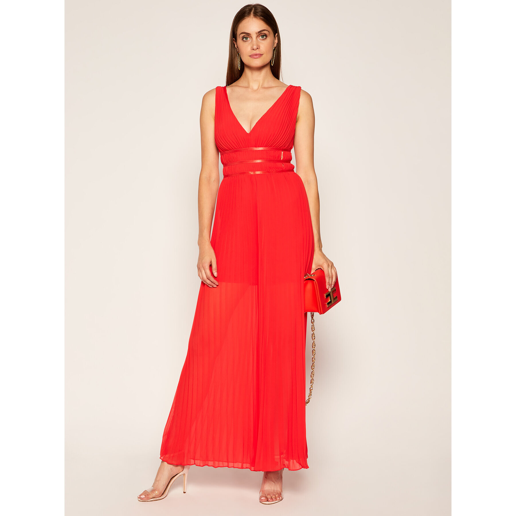Guess Гащеризон Lana W0YK0B WAFB0 Червен Regular Fit - Pepit.bg