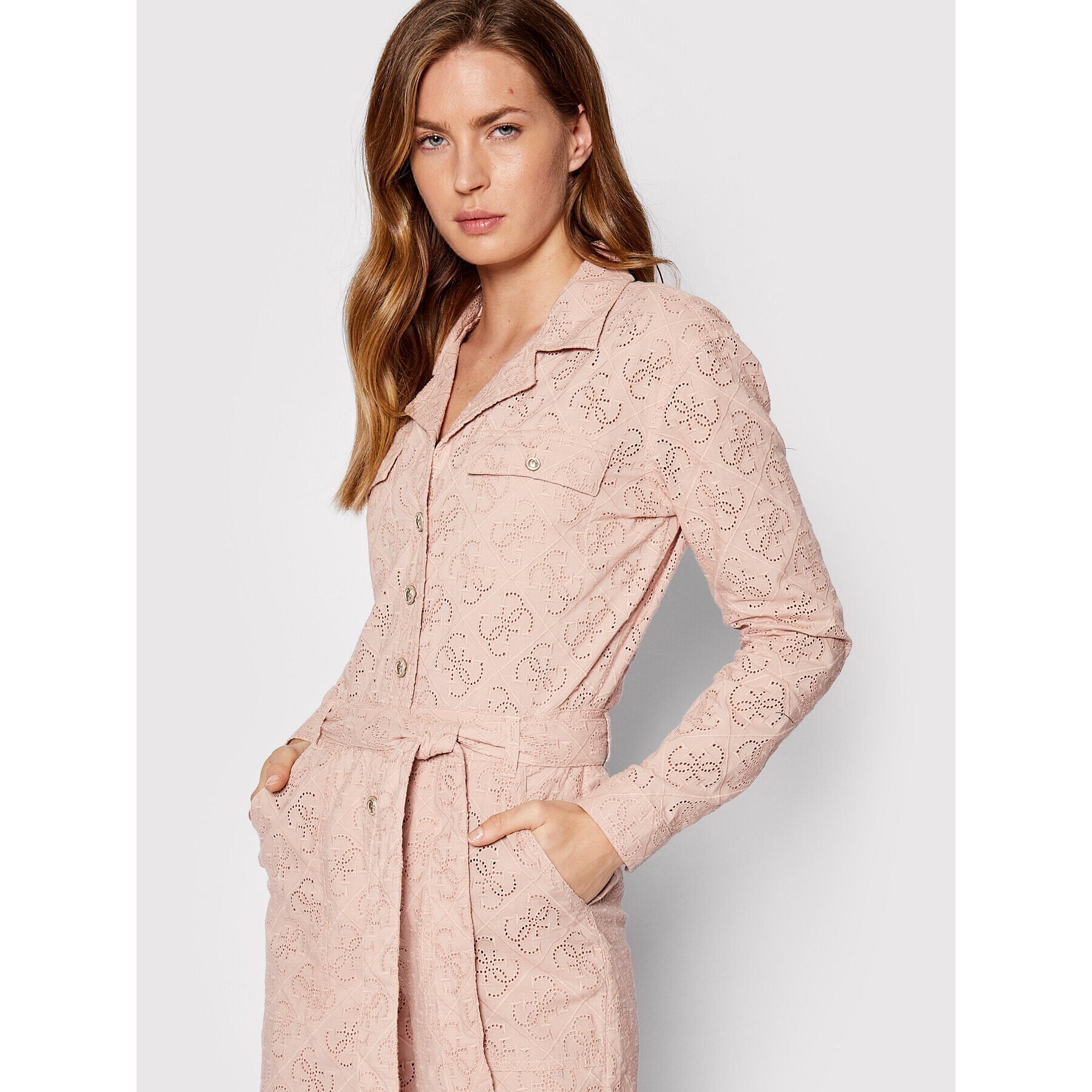 Guess Гащеризон W2GD41 WEJU0 Розов Regular Fit - Pepit.bg