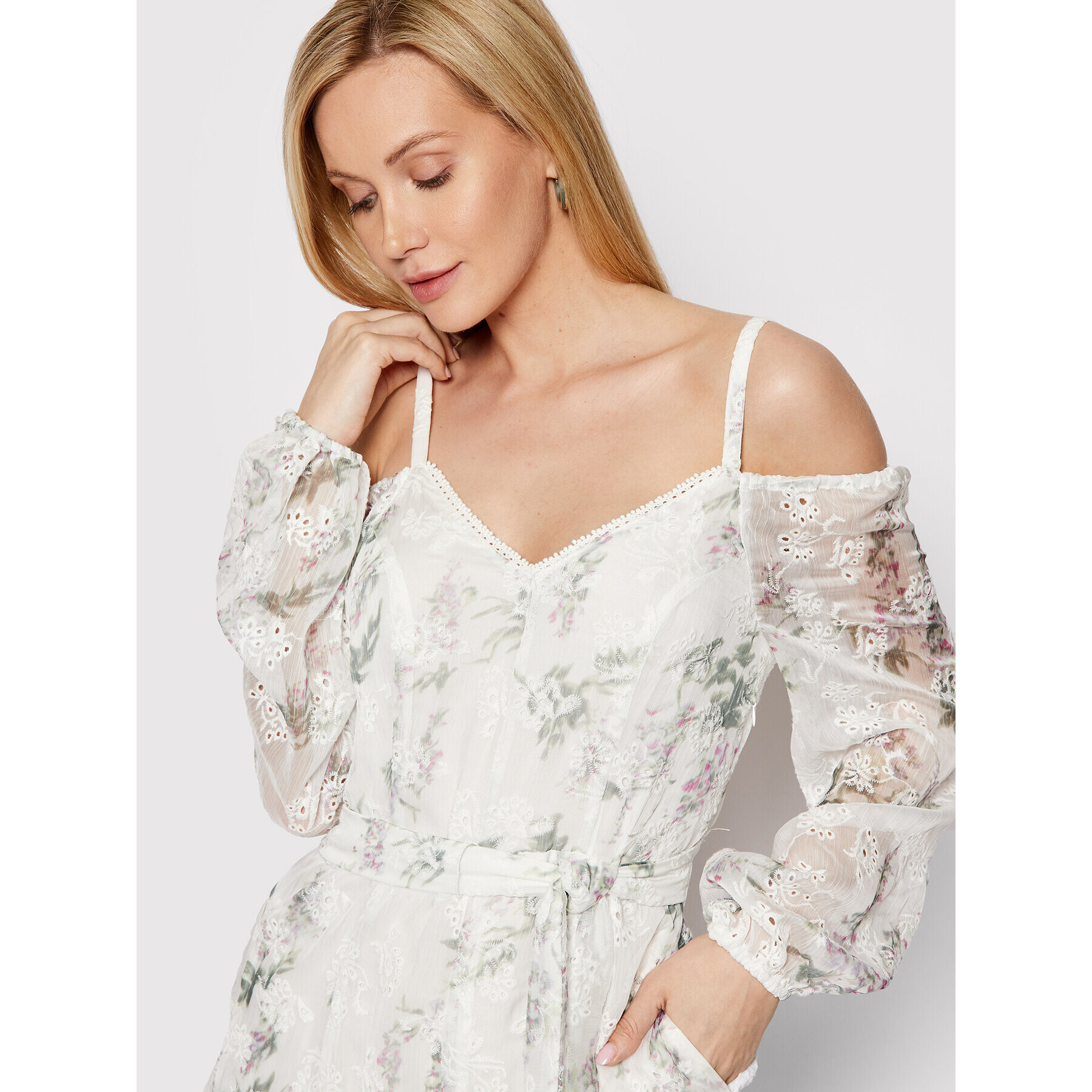 Guess Гащеризон W2GD96 WEIC0 Бял Regular Fit - Pepit.bg