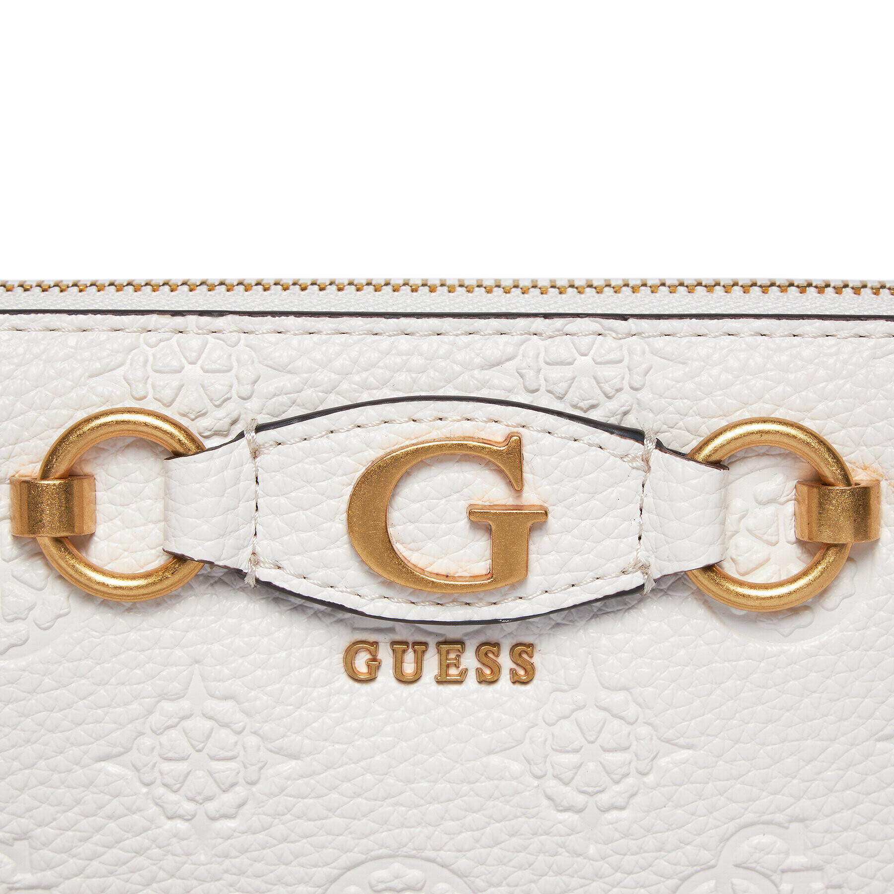 Guess Голям дамски портфейл Izzy Peony (PD) Slg SWPD92 09460 Бежов - Pepit.bg