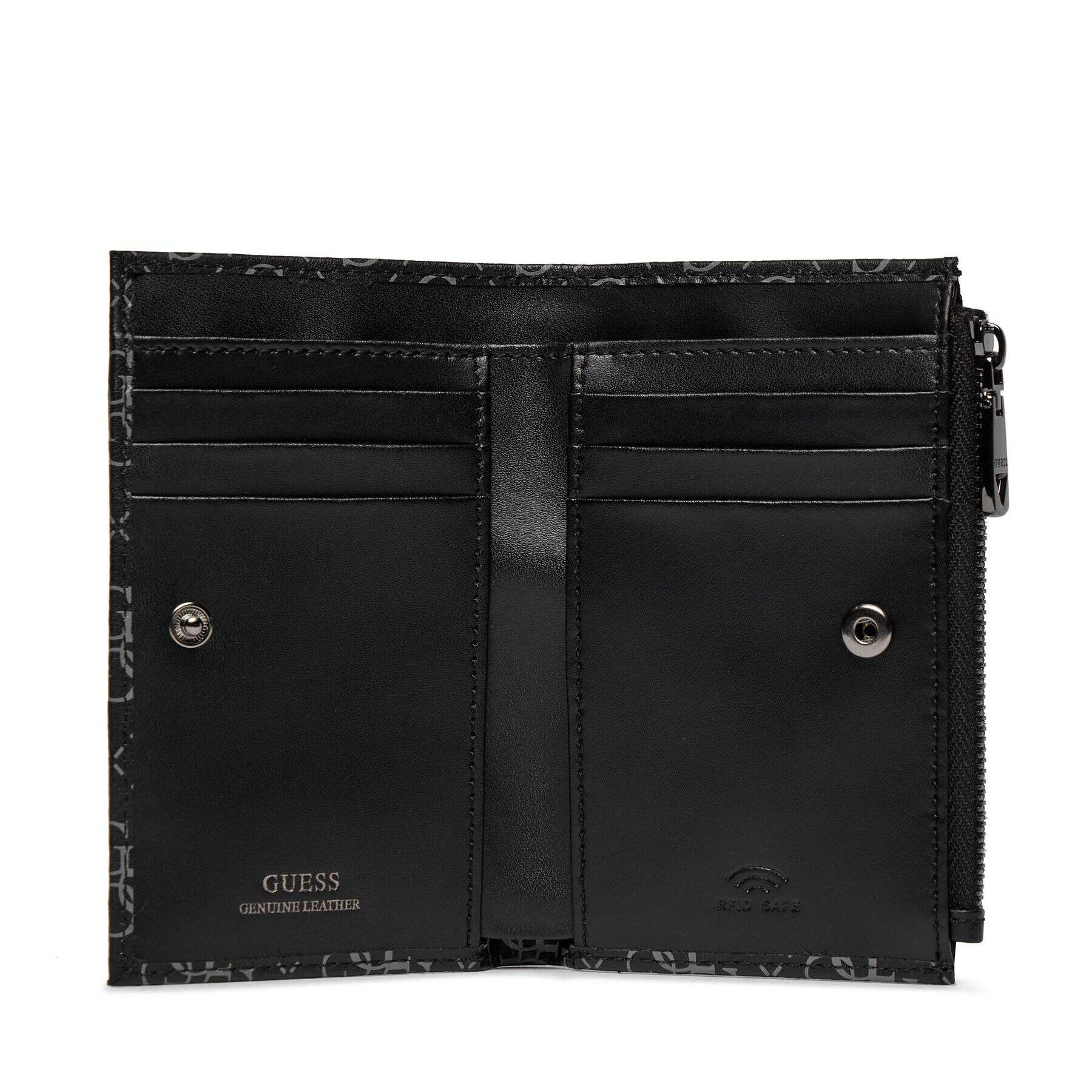 Guess Голям мъжки портфейл SMVELE LEA78 Сив - Pepit.bg