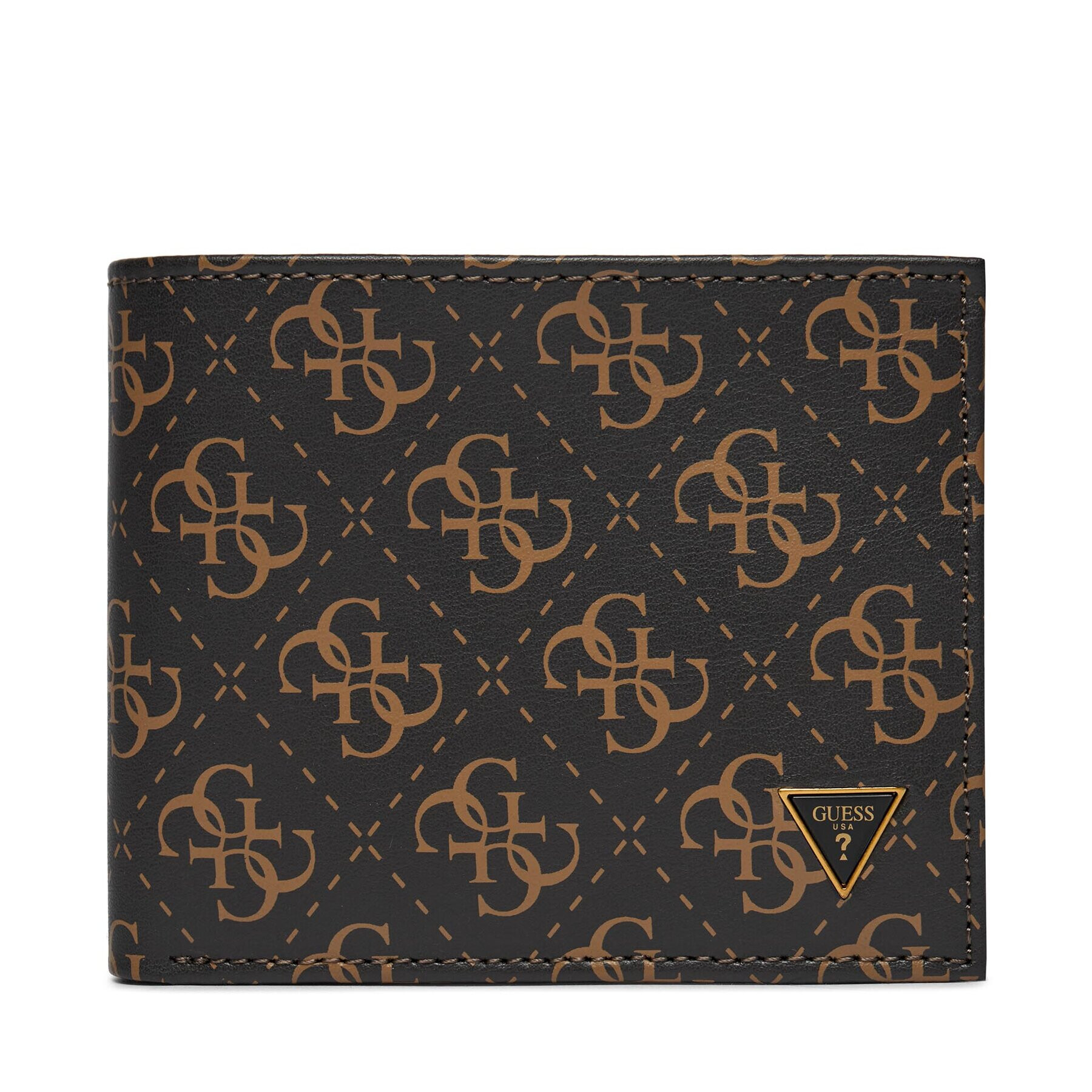 Guess Голям мъжки портфейл SMVELELEA20 Бежов - Pepit.bg